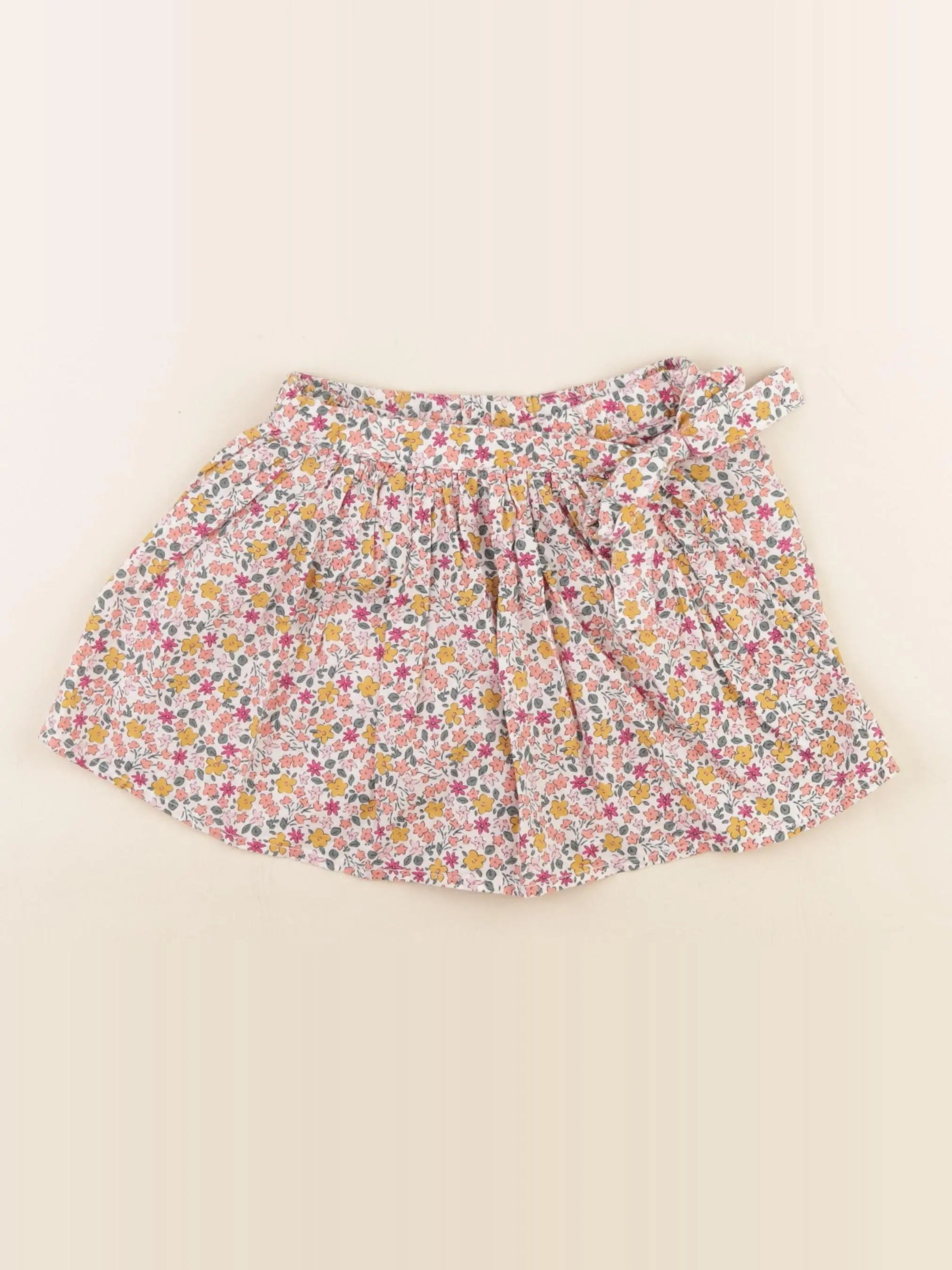 Vertbaudet - jupe short multicolore - 4 ans