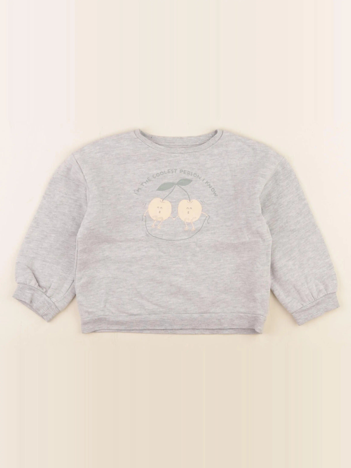 Vertbaudet - sweat gris - 4 ans