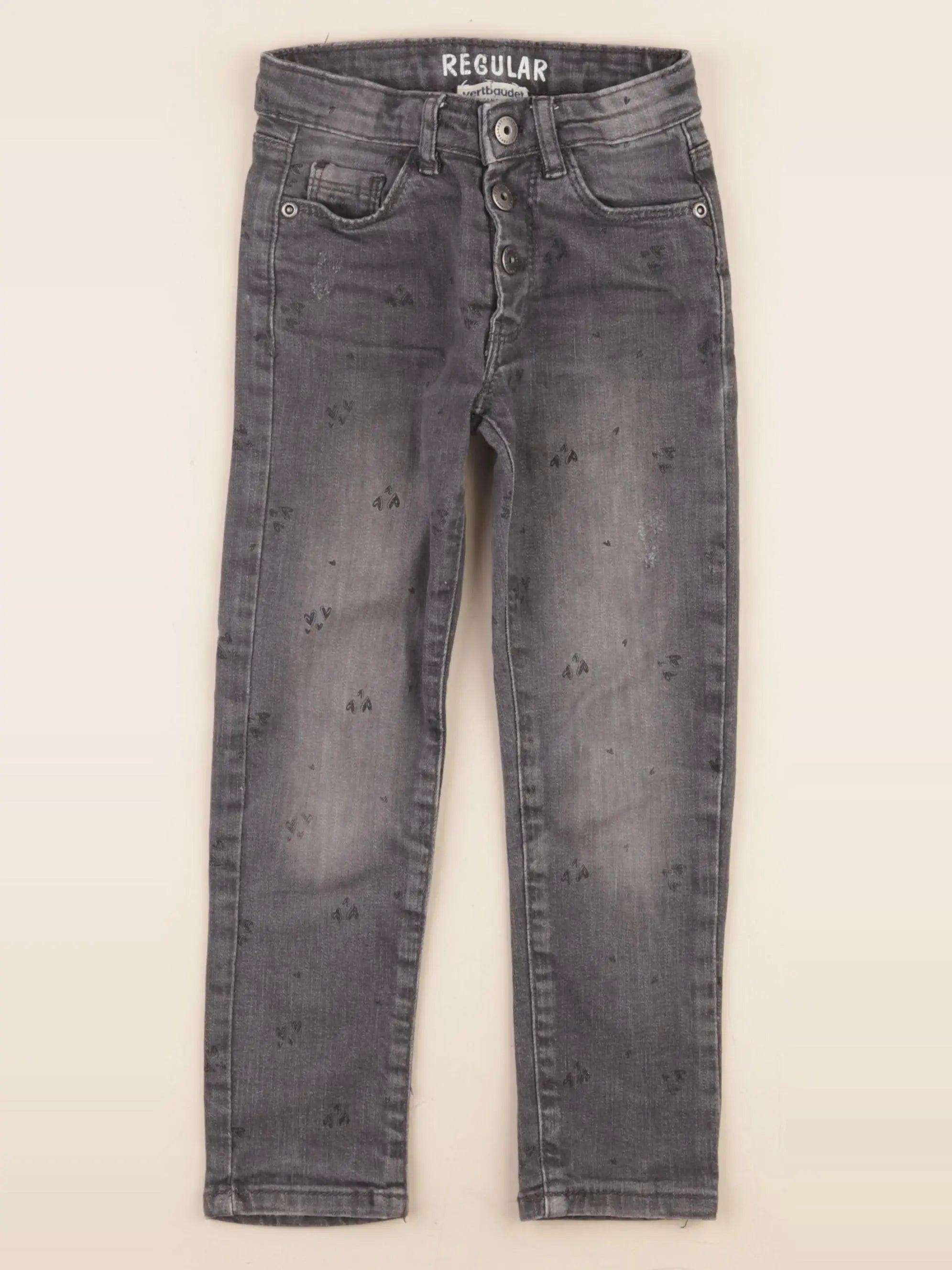 Vertbaudet - jean gris - 4 ans