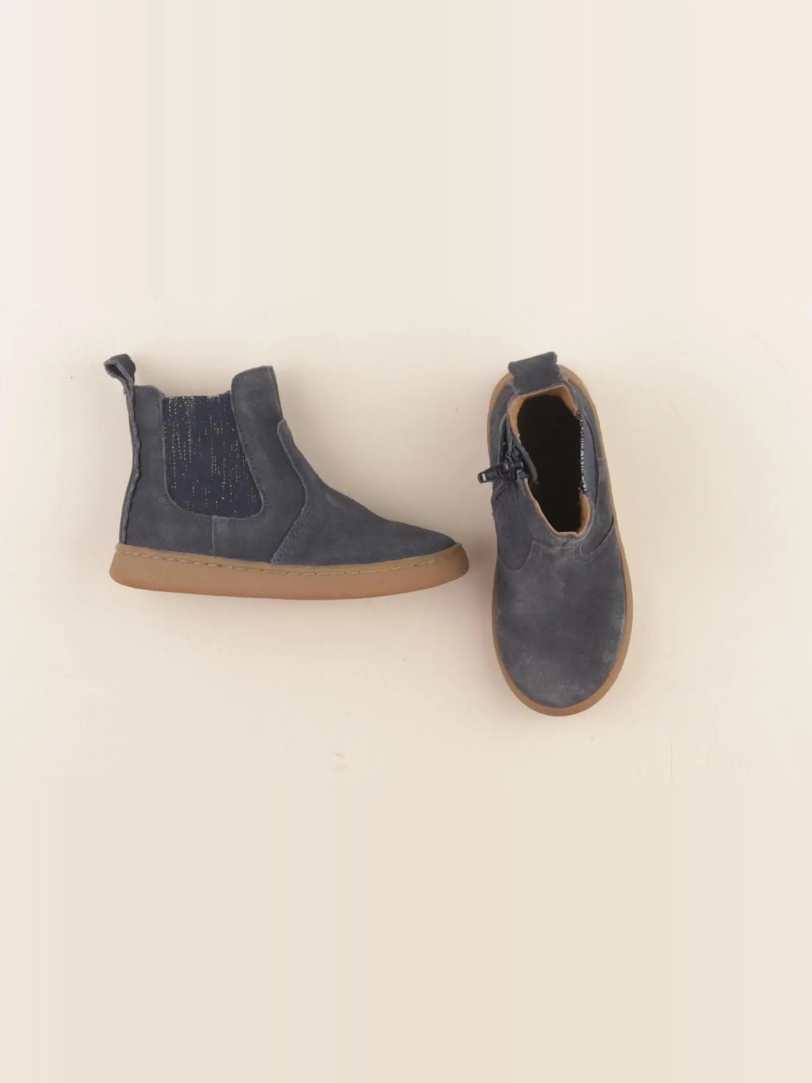 Vertbaudet - boots bleu, or - pointure 25
