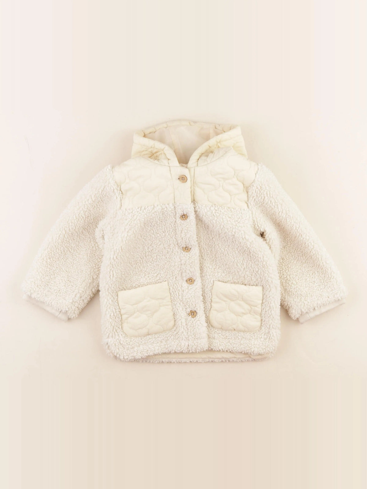 Vertbaudet - veste beige - 2 ans