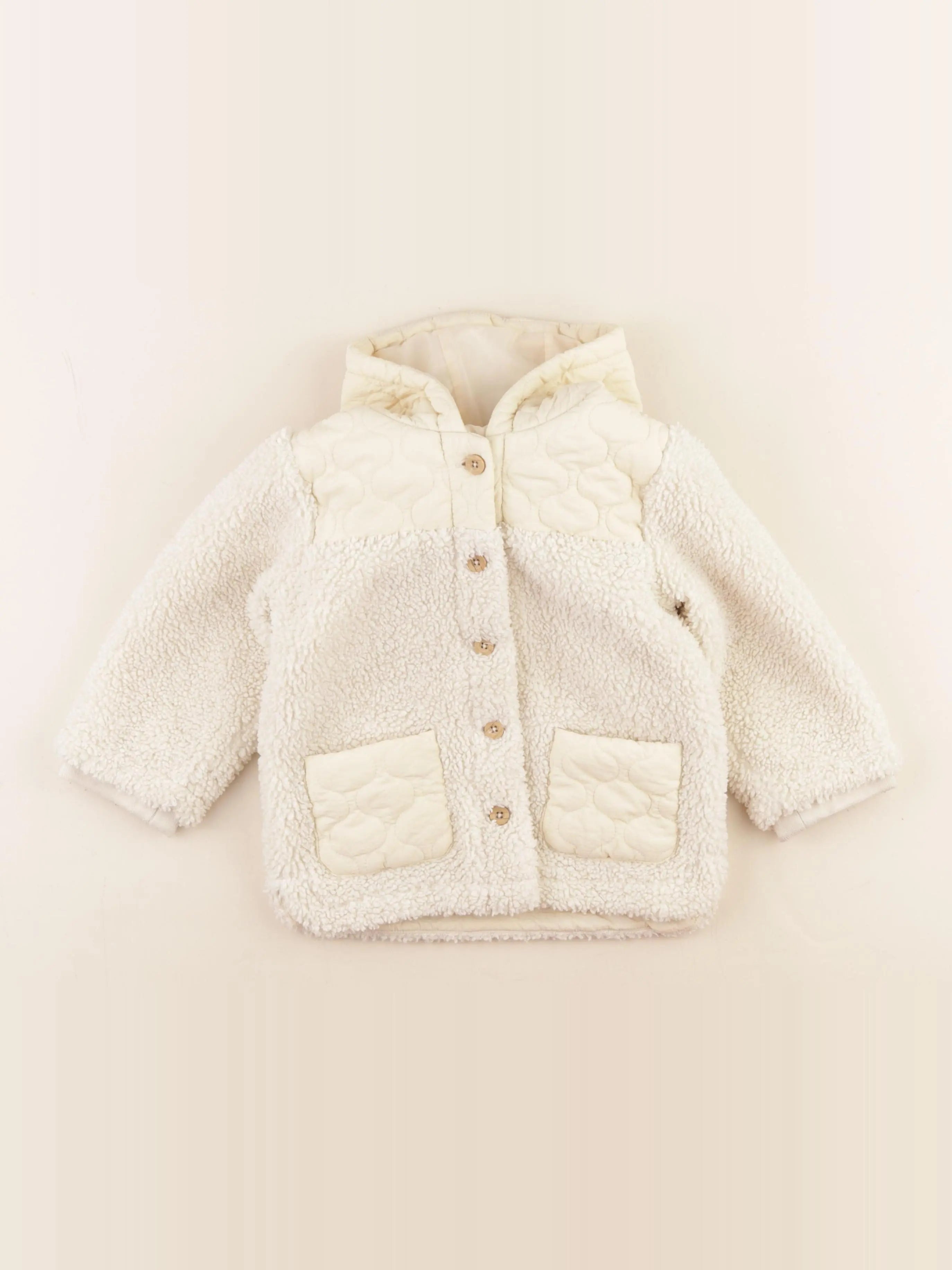 Vertbaudet - veste beige - 2 ans