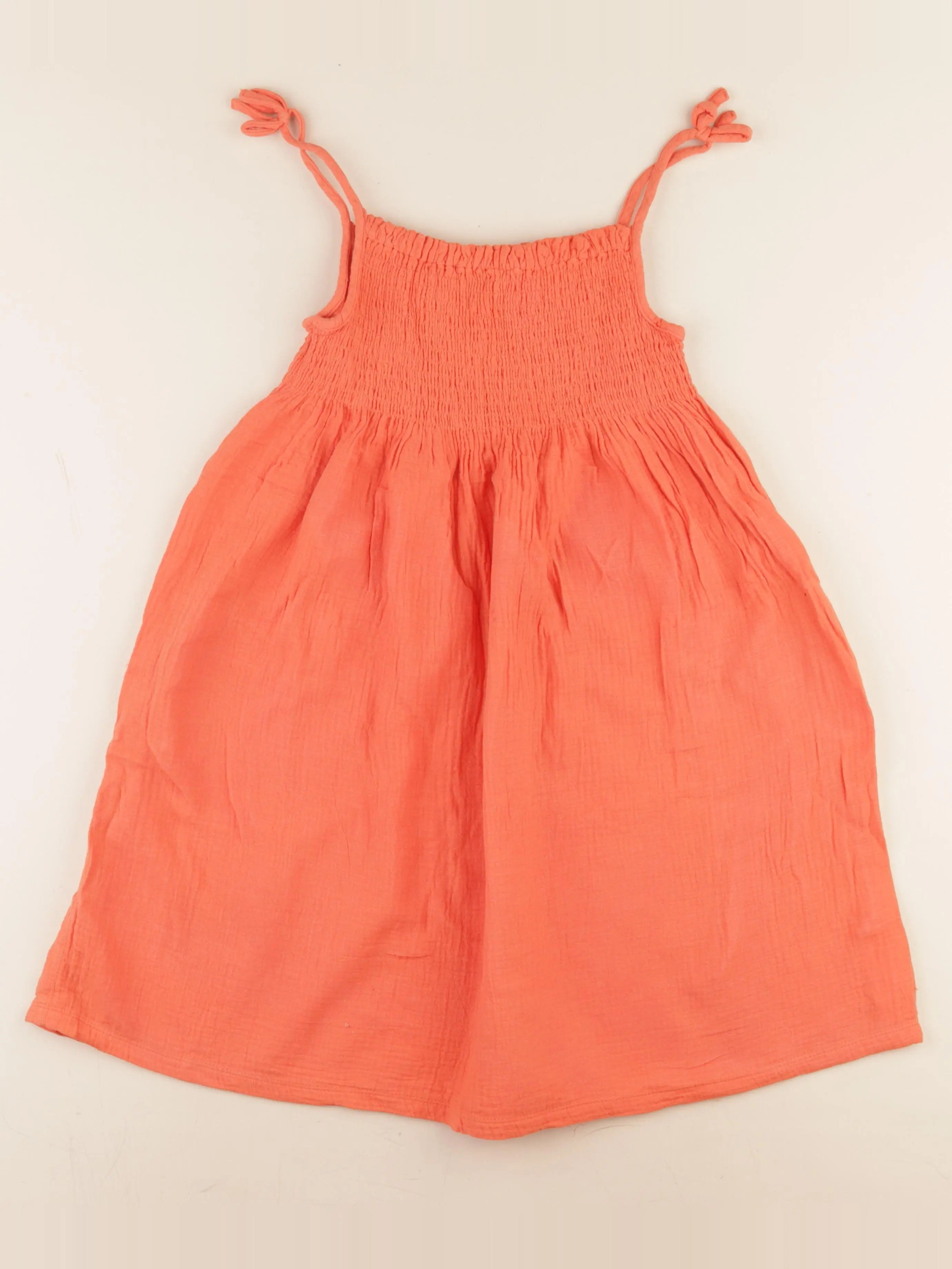 Okaidi - robe orange - 10 ans