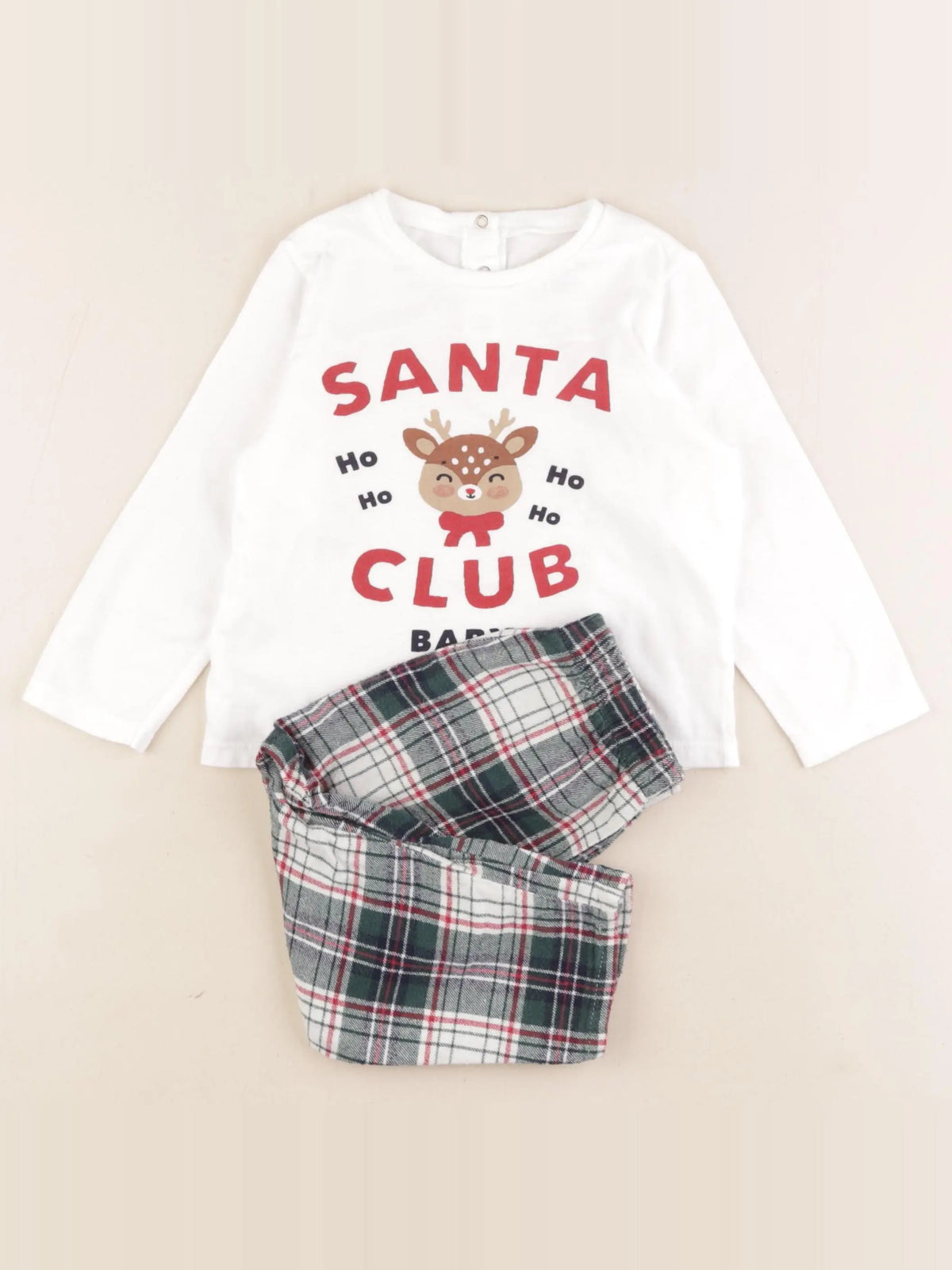 Vertbaudet - pyjama coton multicolore - 2 ans