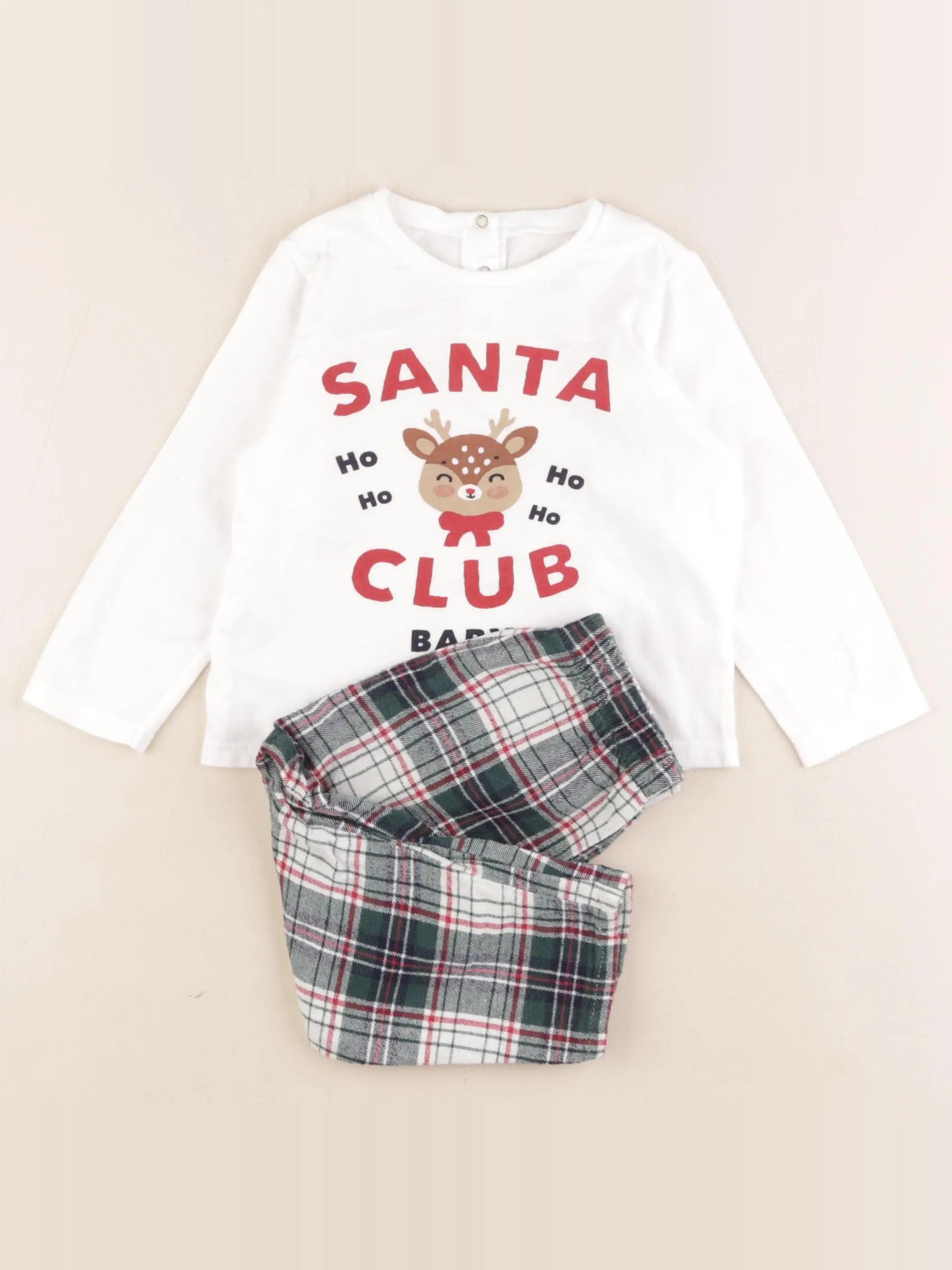 Vertbaudet - pyjama coton multicolore - 2 ans