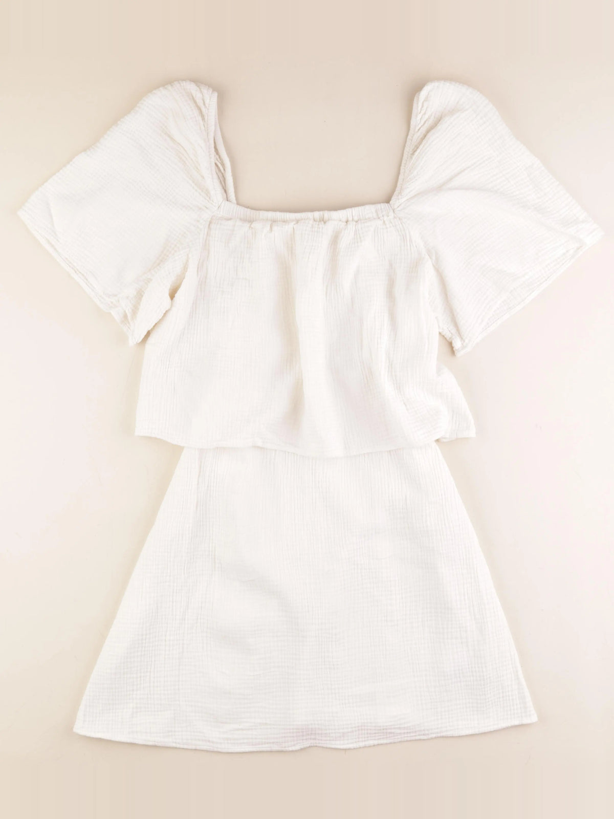 H&M - robe grossesse, allaitement blanc - m