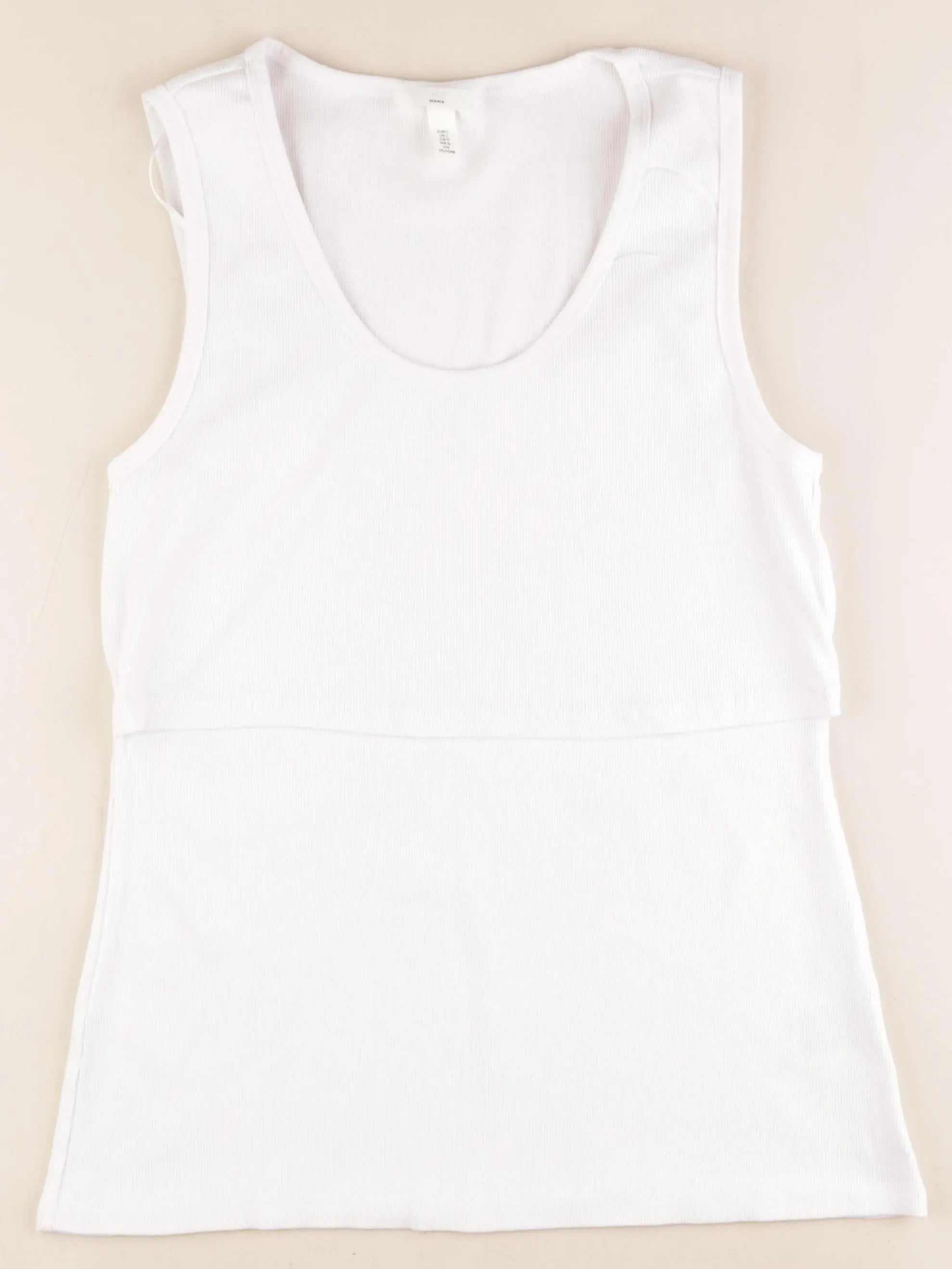 H&M - débardeur grossesse, allaitement blanc - l