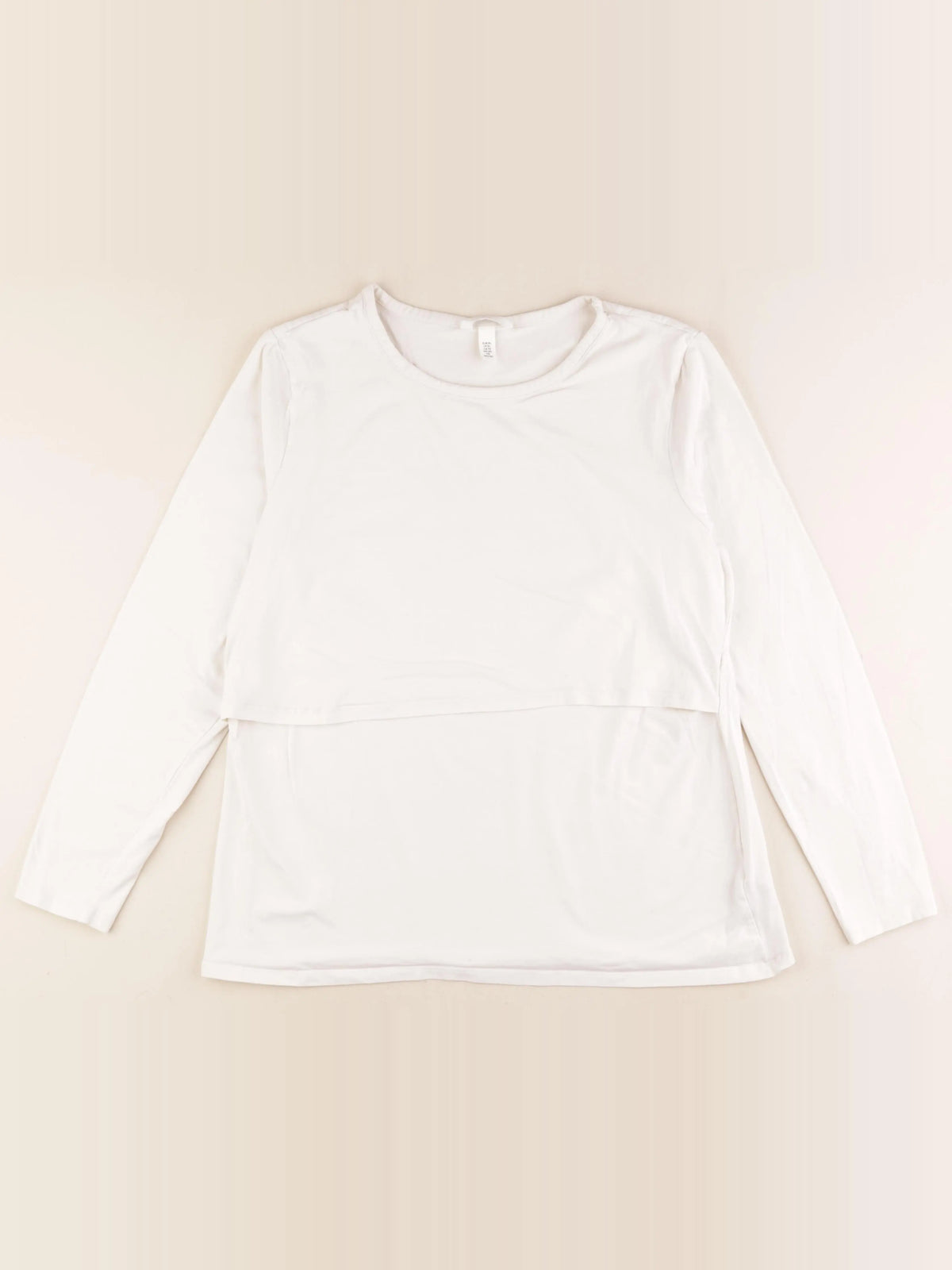 H&M - tee-shirt grossesse, allaitement beige - xl