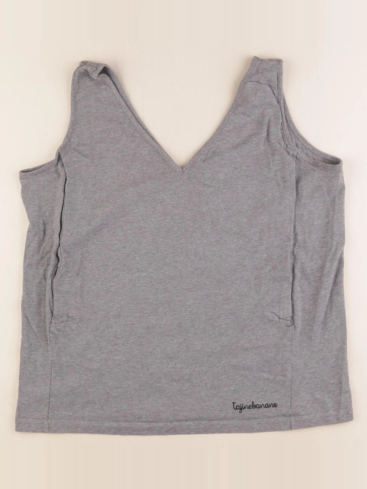 Tajine banane - débardeur grossesse, allaitement gris - xl