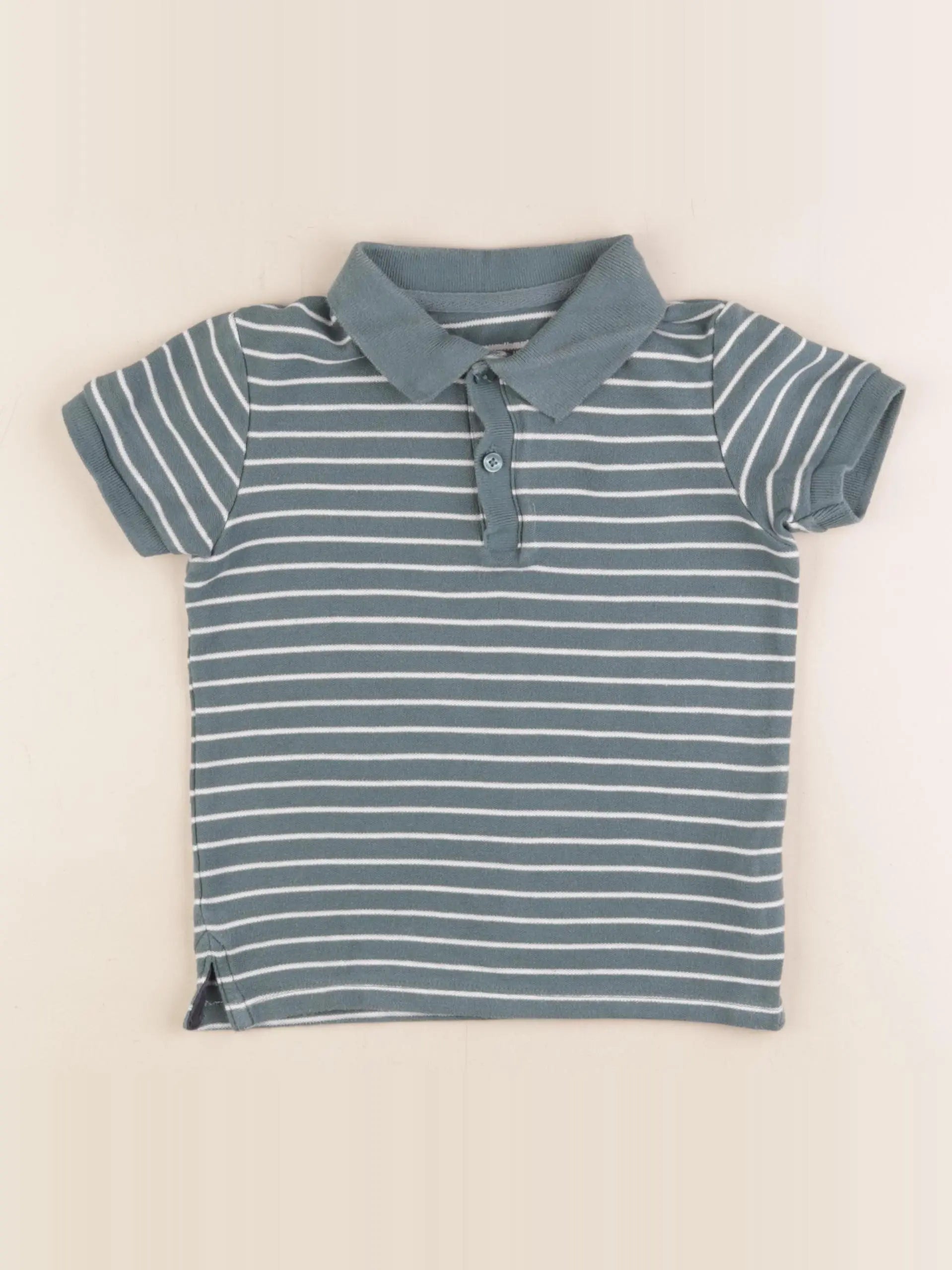 Vertbaudet - polo vert - 5 ans
