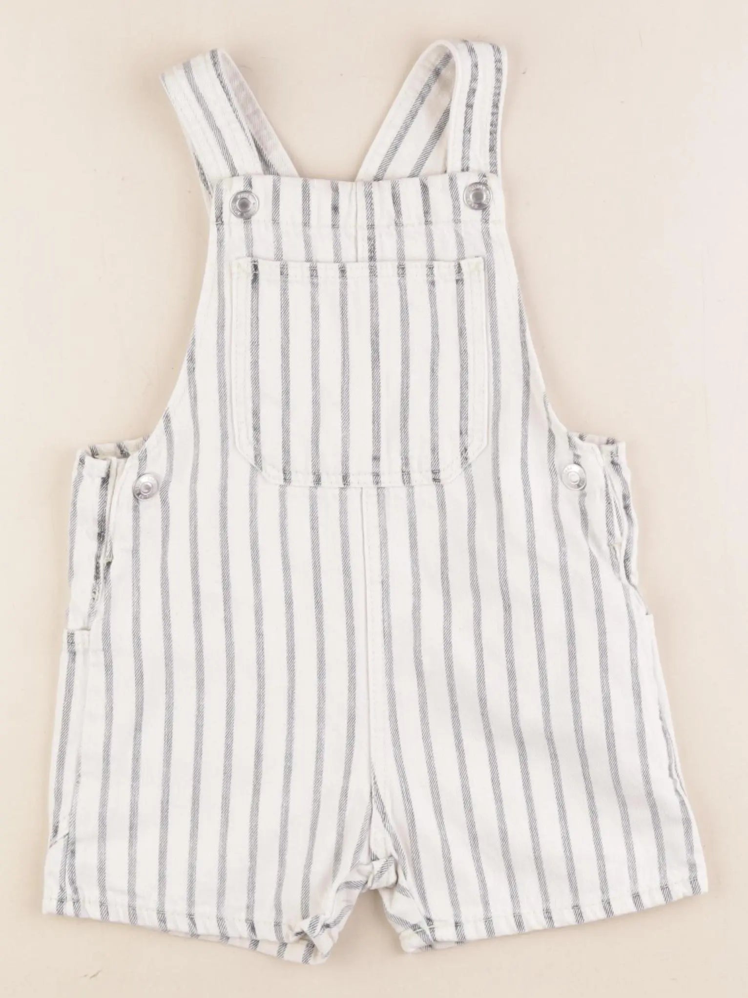 Zara - salopette beige, bleu - 18/24 mois