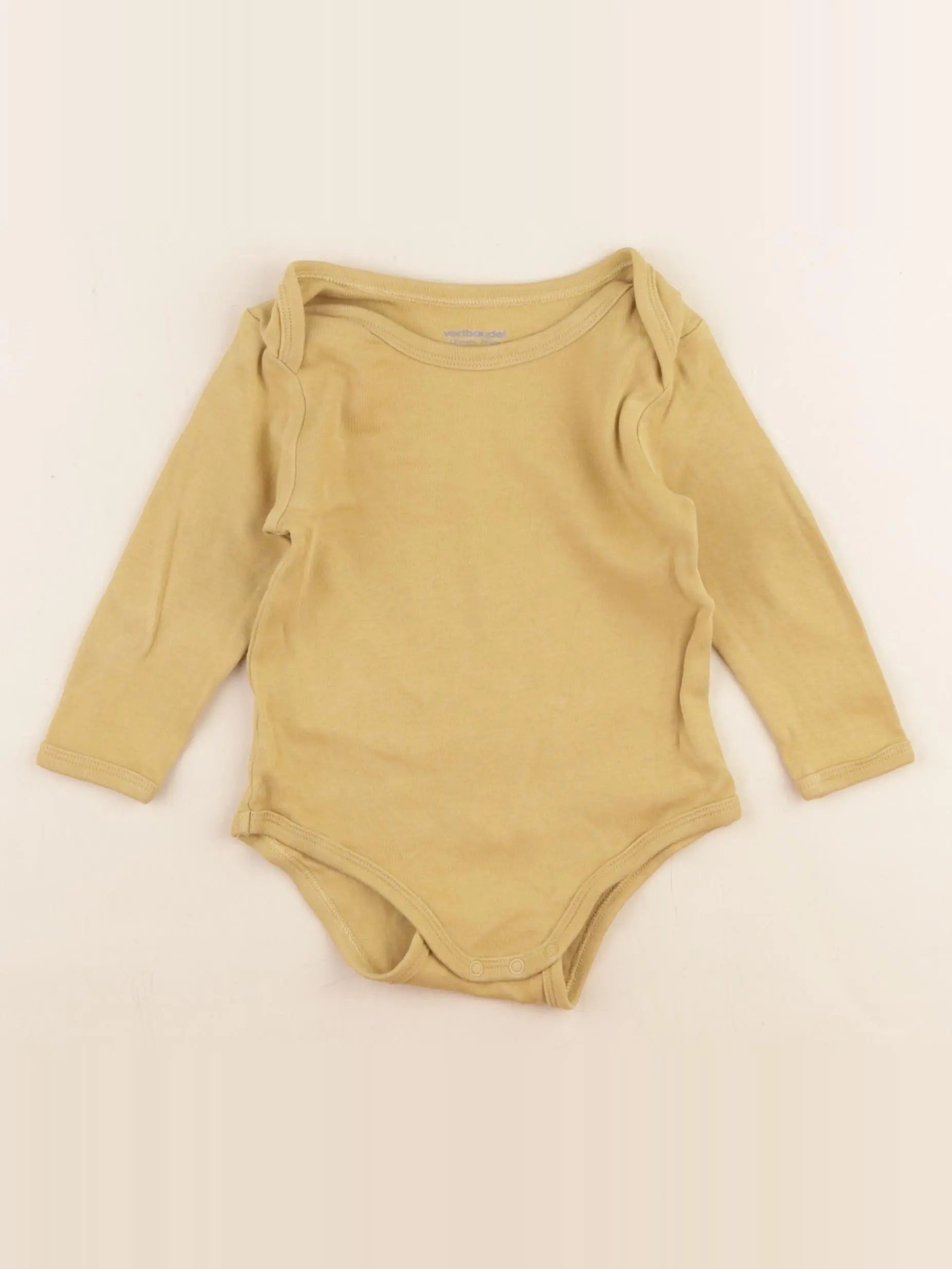 Vertbaudet - body jaune - 12 mois