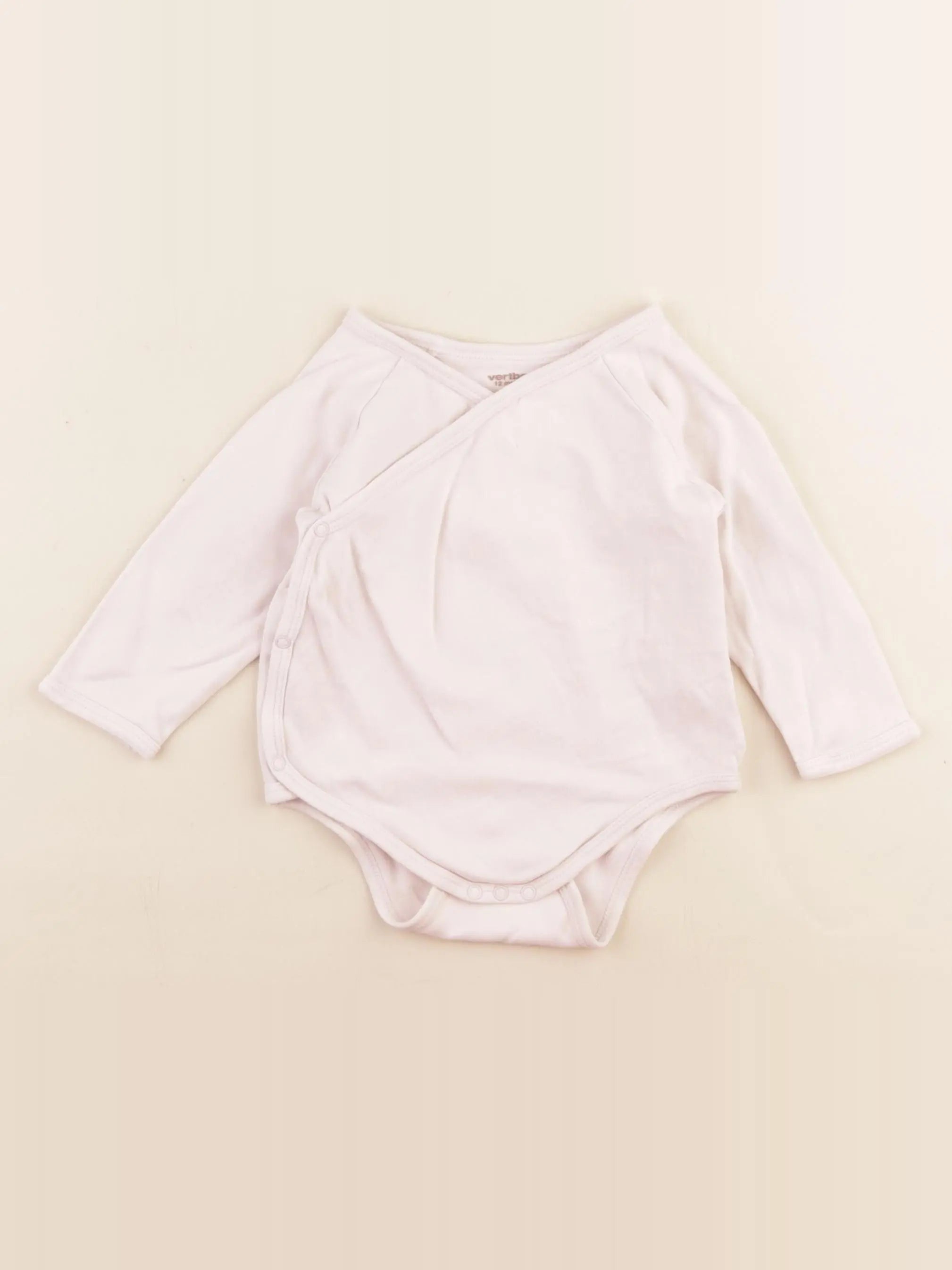 Vertbaudet - body rose - 12 mois