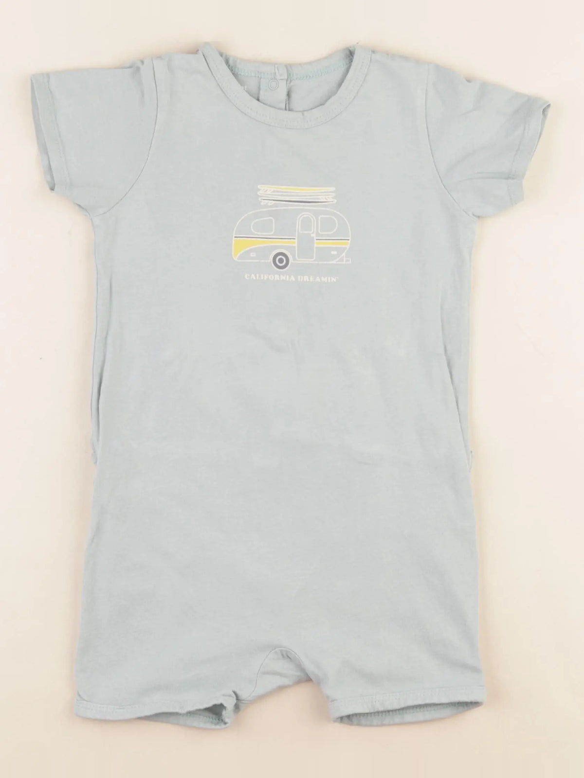 Vertbaudet - pyjama coton bleu - 2 ans