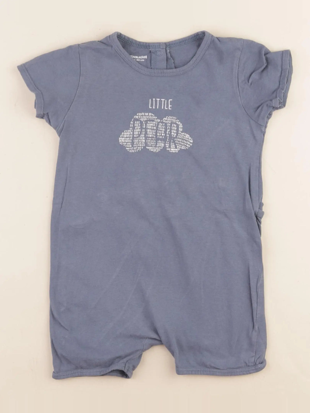 Vertbaudet - pyjama coton bleu - 2 ans