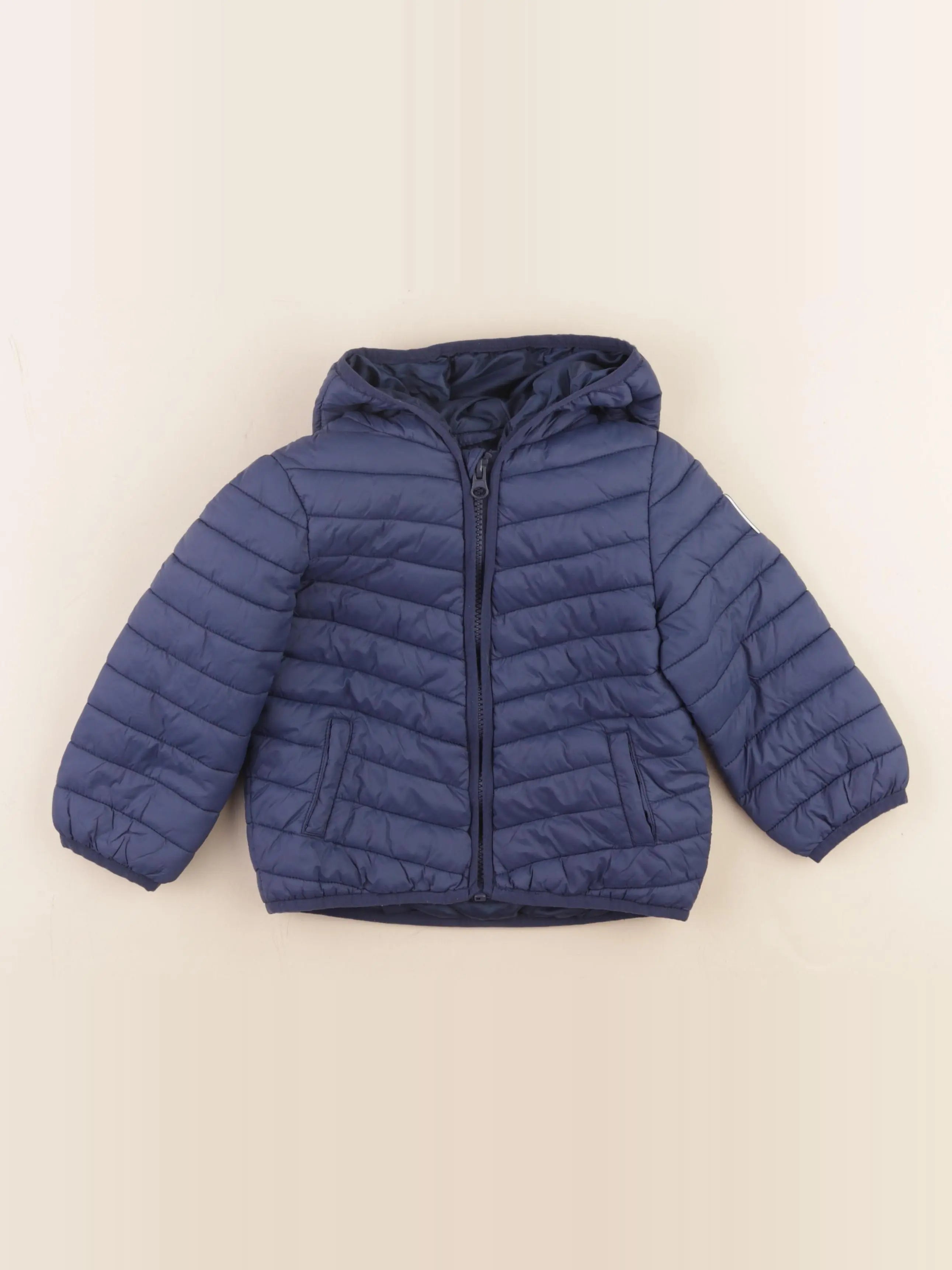Vertbaudet - doudoune bleu - 2 ans
