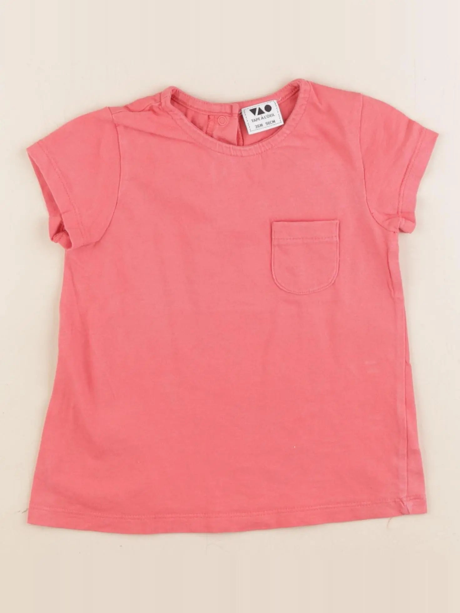 Tape à l'oeil - tee-shirt rouge - 36 mois
