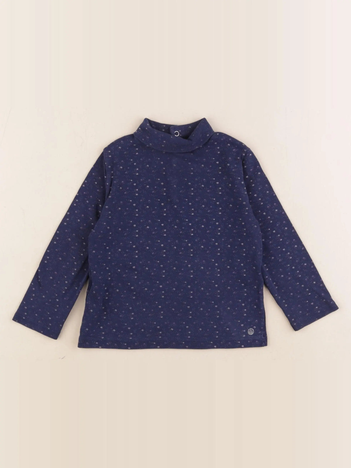 Petit Bateau - sous-pull bleu - 24 mois