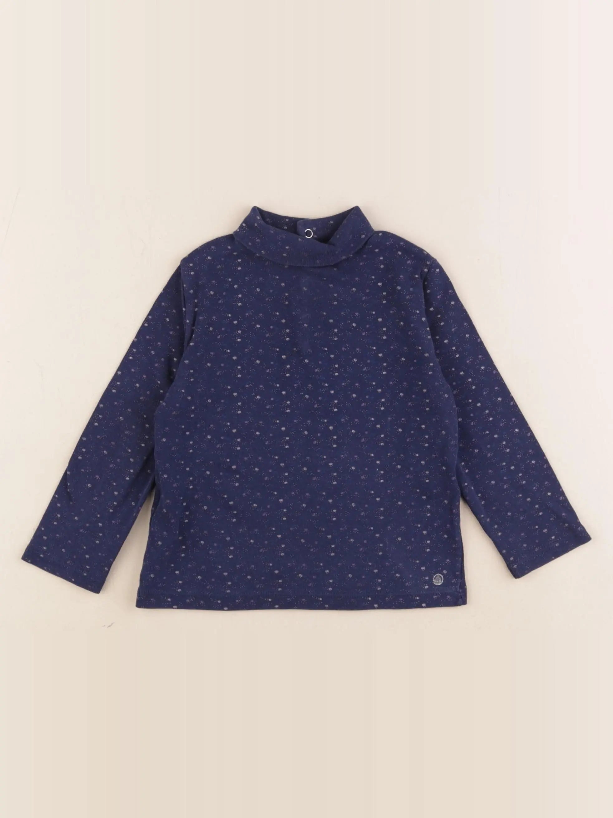 Petit Bateau - sous-pull bleu - 24 mois