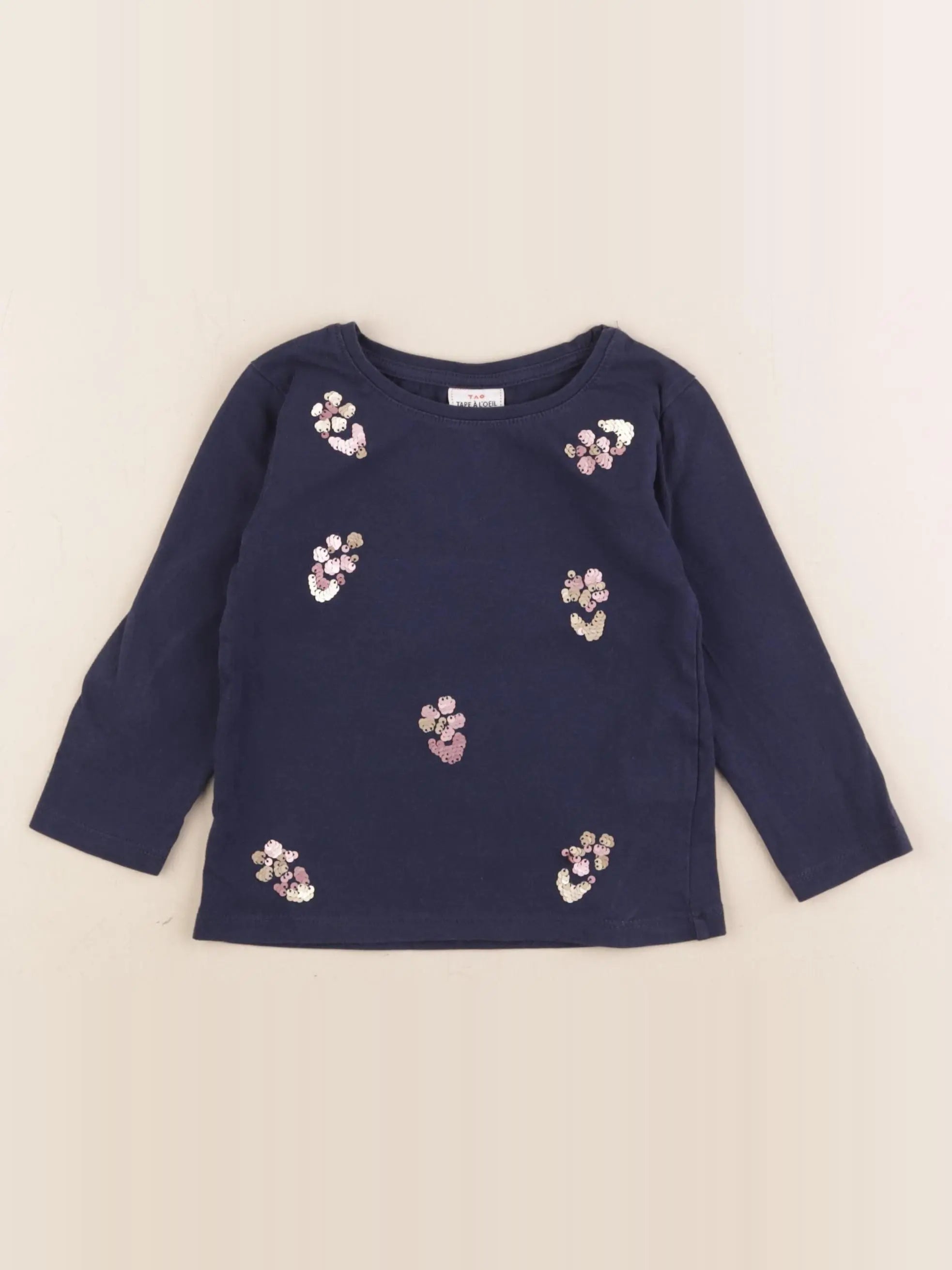 Tape à l'oeil - tee-shirt bleu - 2 ans