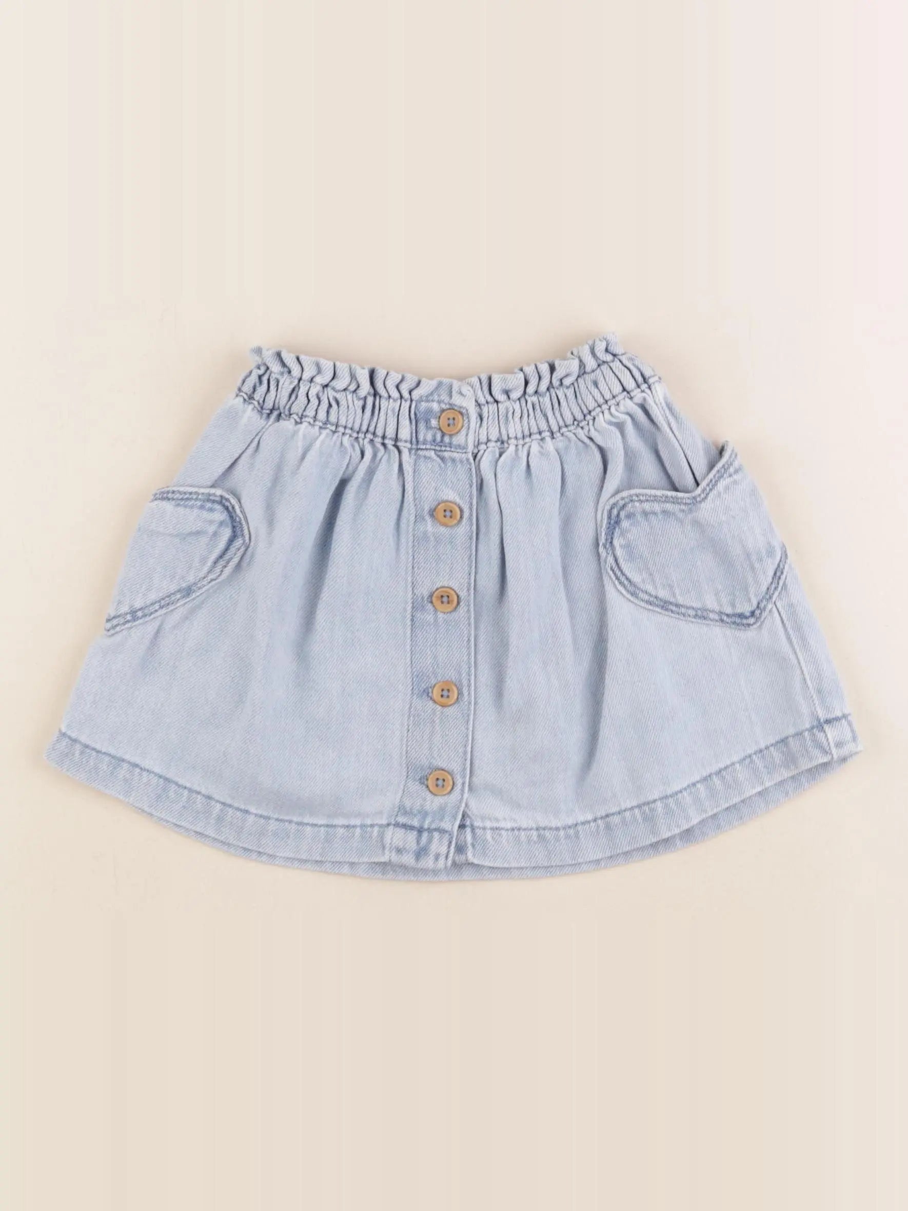 Vertbaudet - jupe bleu - 2 ans