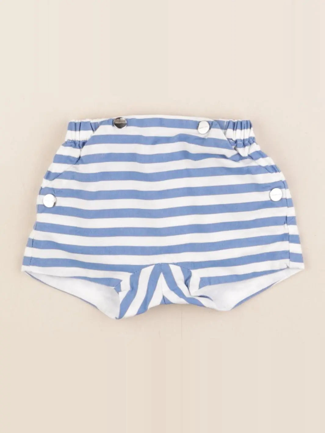 Jacadi - short blanc, bleu - 1 mois