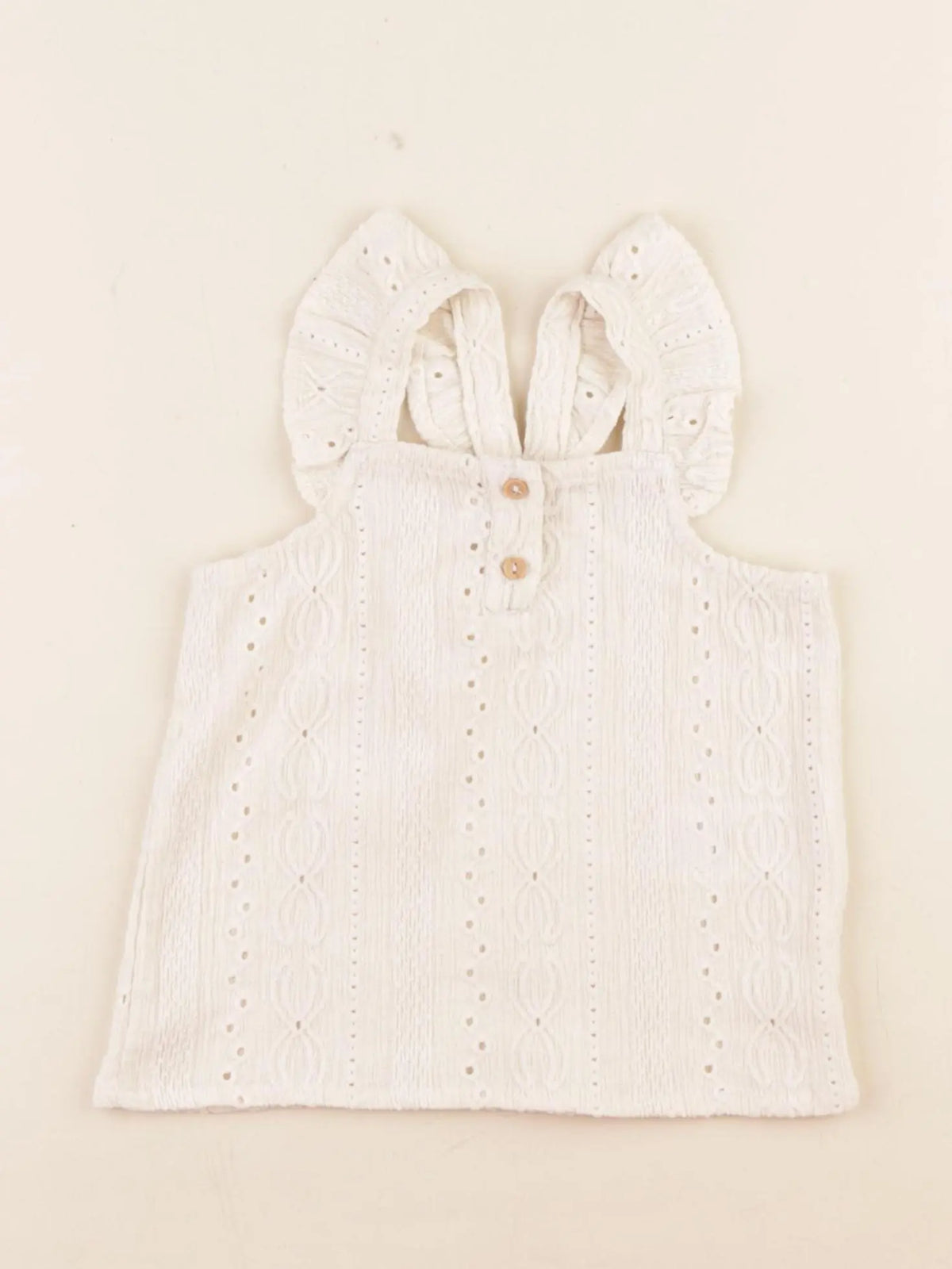 Vertbaudet - blouse beige - 18 mois