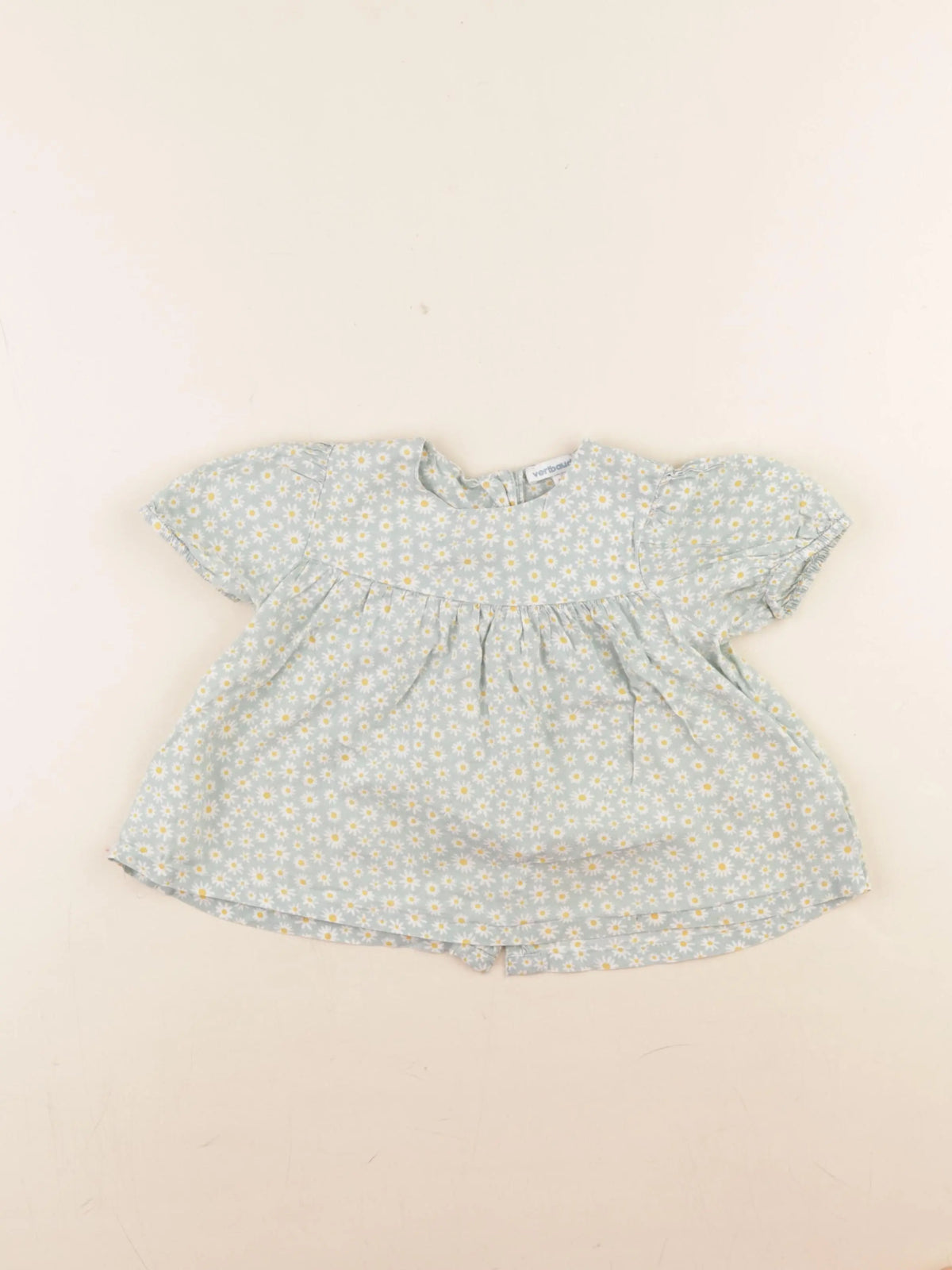 Vertbaudet - blouse vert - 2 ans