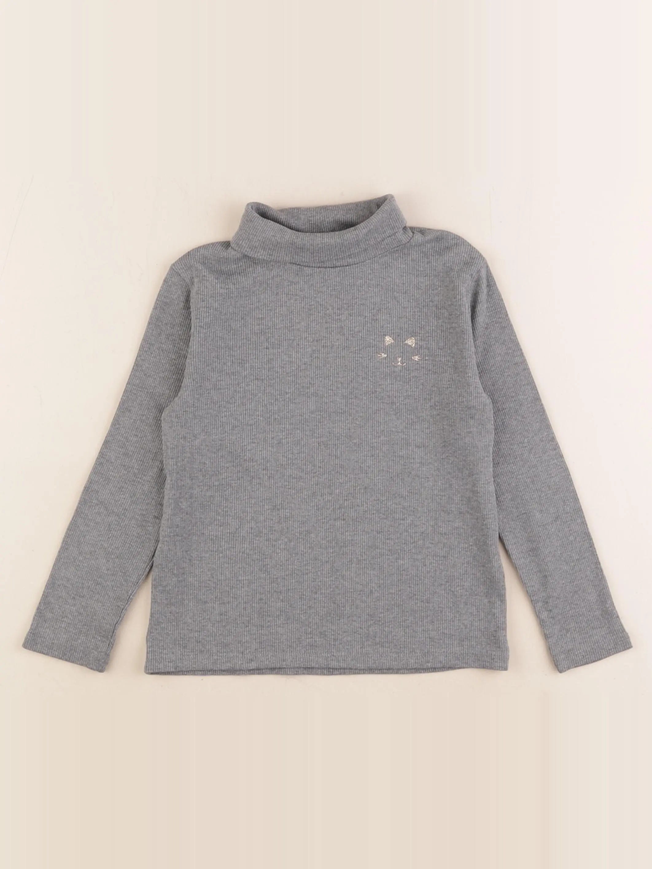 Vertbaudet - sous-pull gris - 5 ans