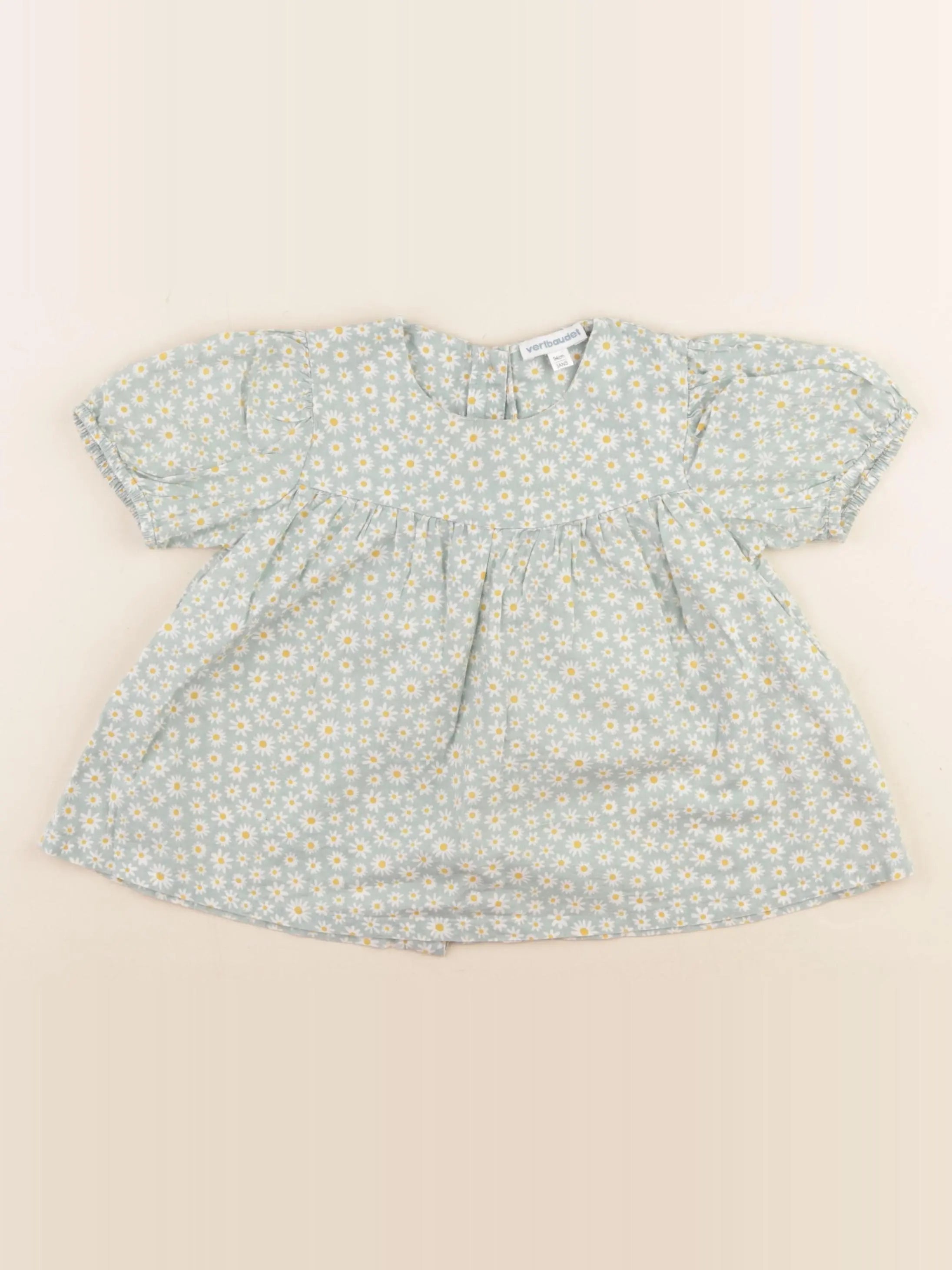 Vertbaudet - blouse vert - 3 ans