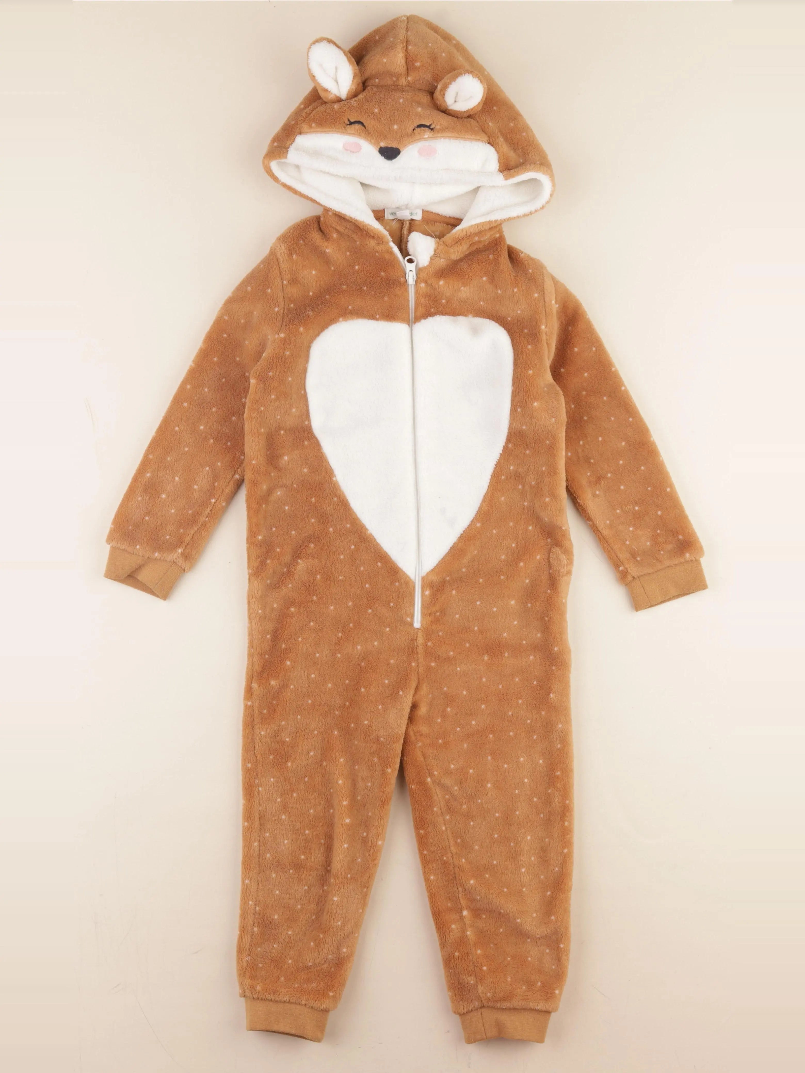 Vertbaudet - sur-pyjama marron - 4 ans