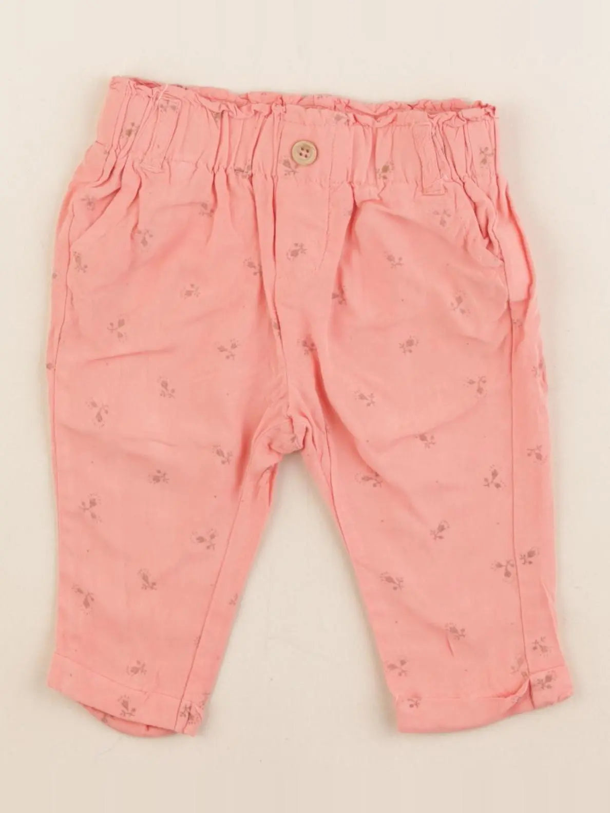 Vertbaudet - pantalon rose - 6 mois