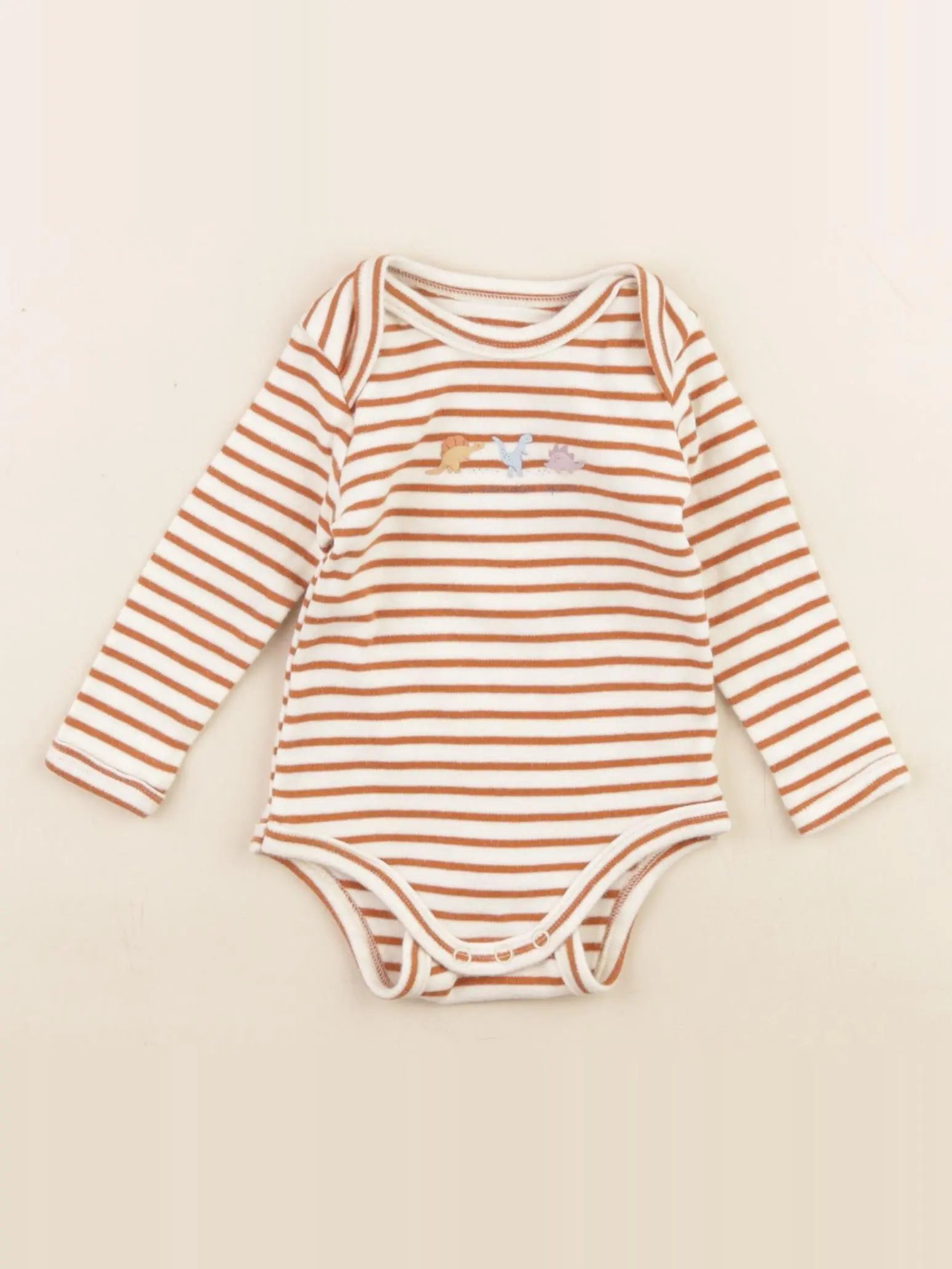 Vertbaudet - body beige - 3 mois