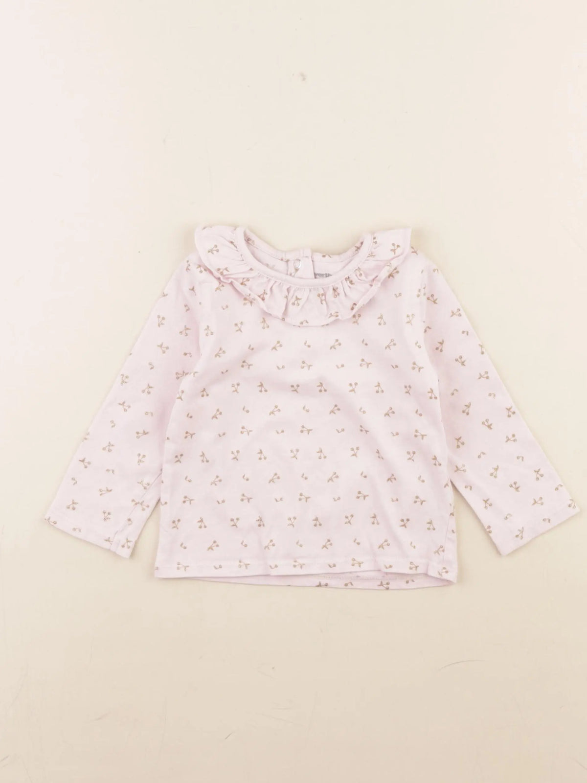 Vertbaudet - tee-shirt rose - 9 mois