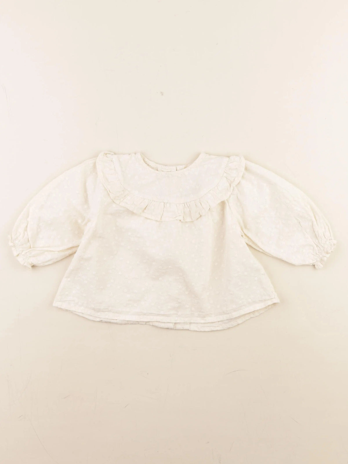 Vertbaudet - blouse beige - 9 mois