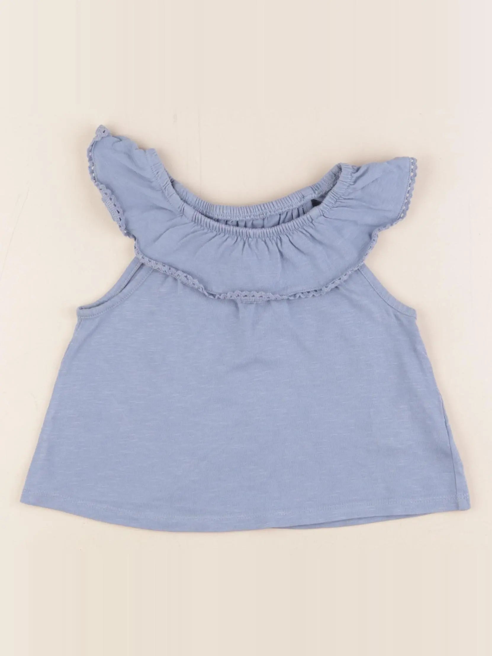Cyrillus - débardeur bleu - 4 ans