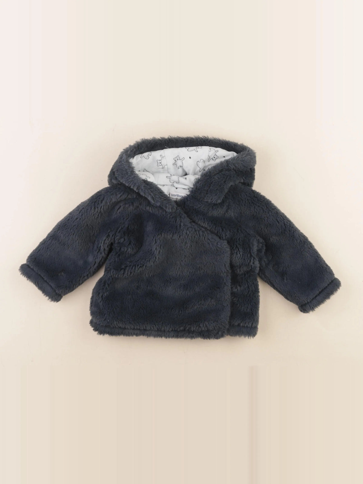 Vertbaudet - veste bleu - 9 mois