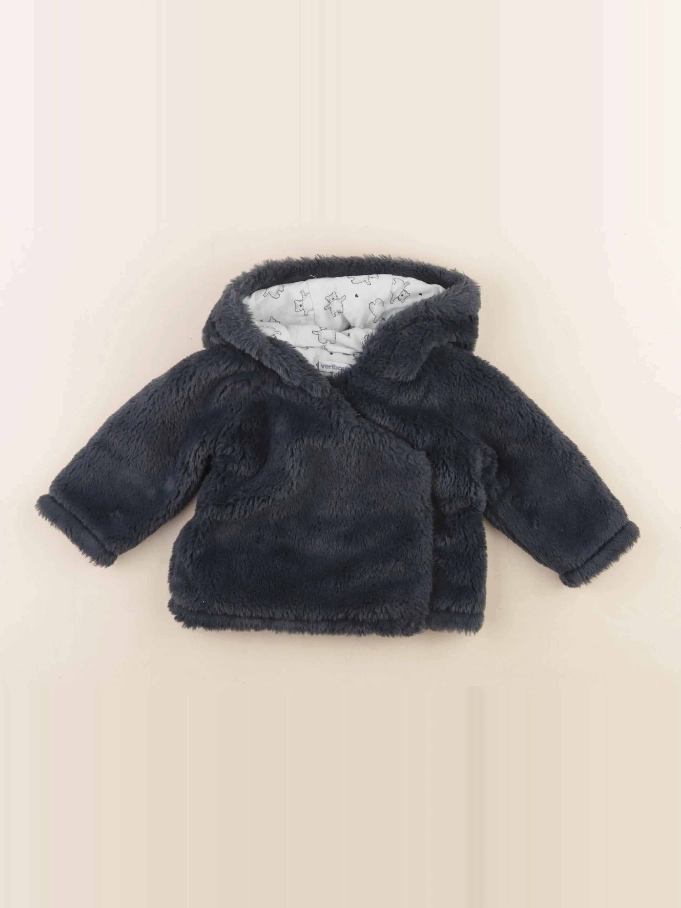 Vertbaudet - veste bleu - 9 mois