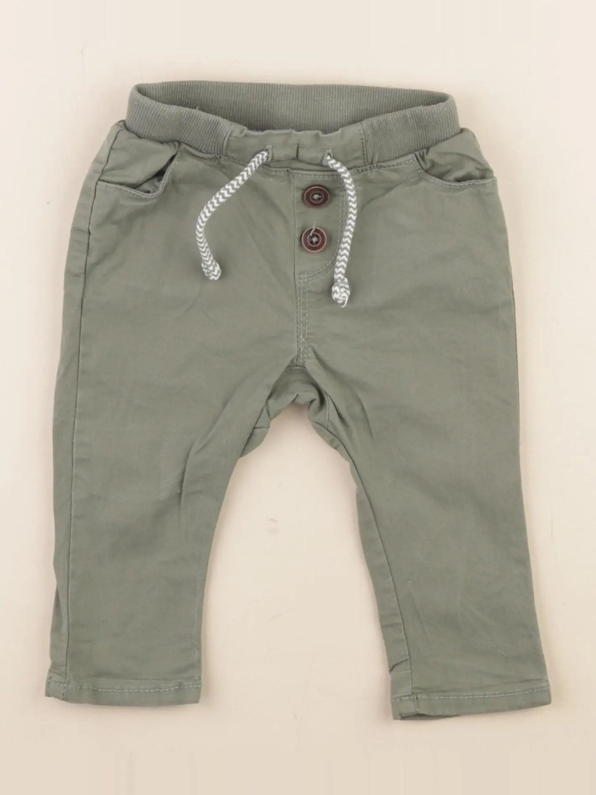 Tape à l'oeil - pantalon vert - 9 mois