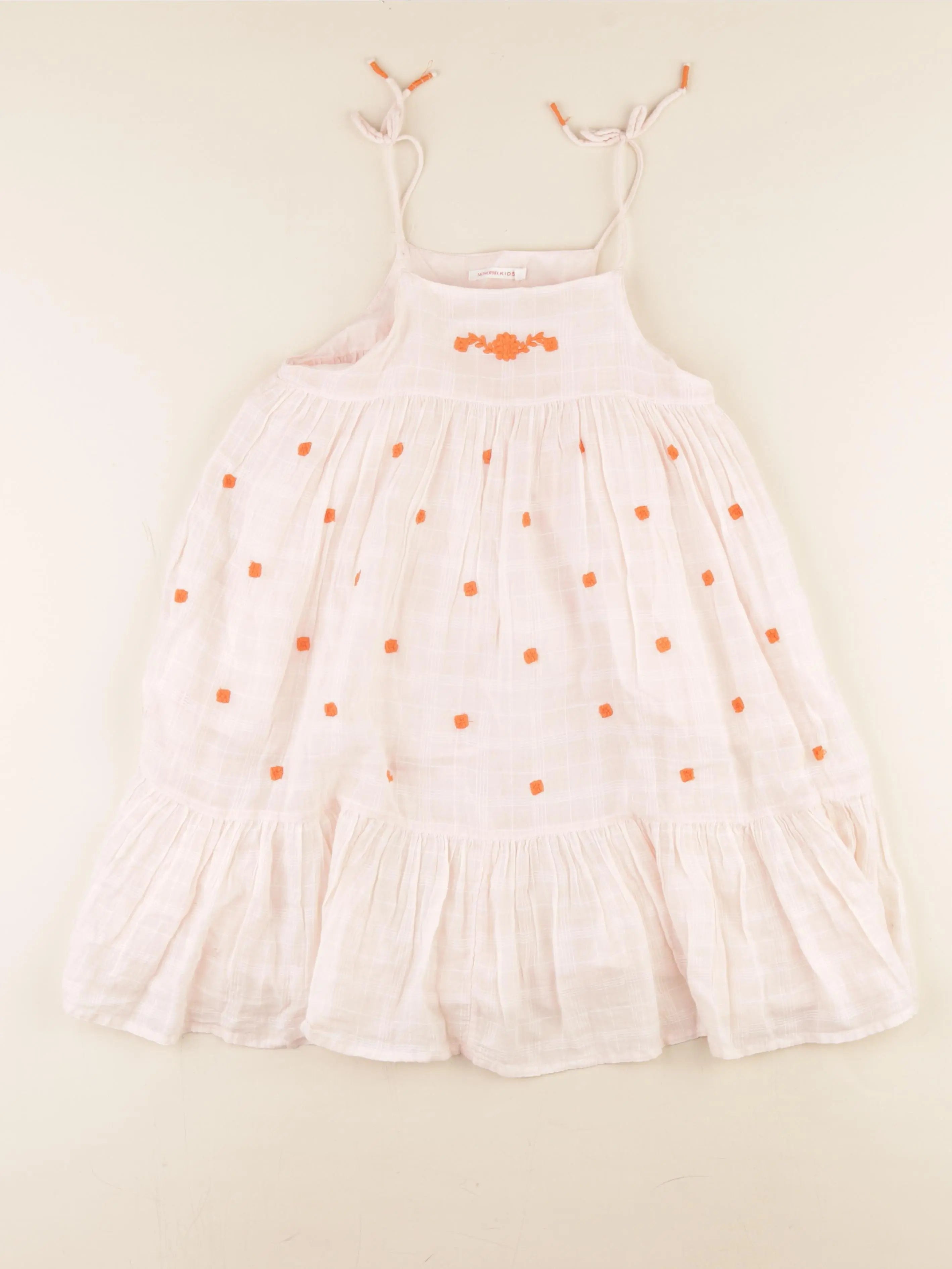 Monoprix - robe rose - 8 ans