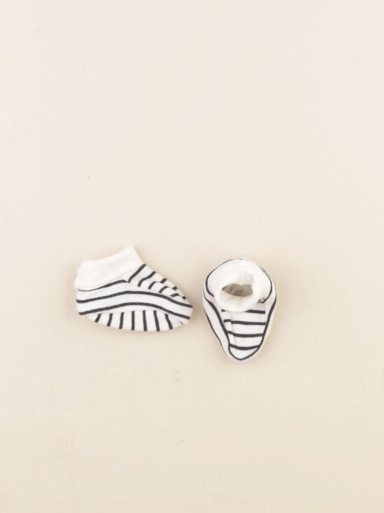 Petit Bateau - chaussons bleu, blanc - pointure 15/16