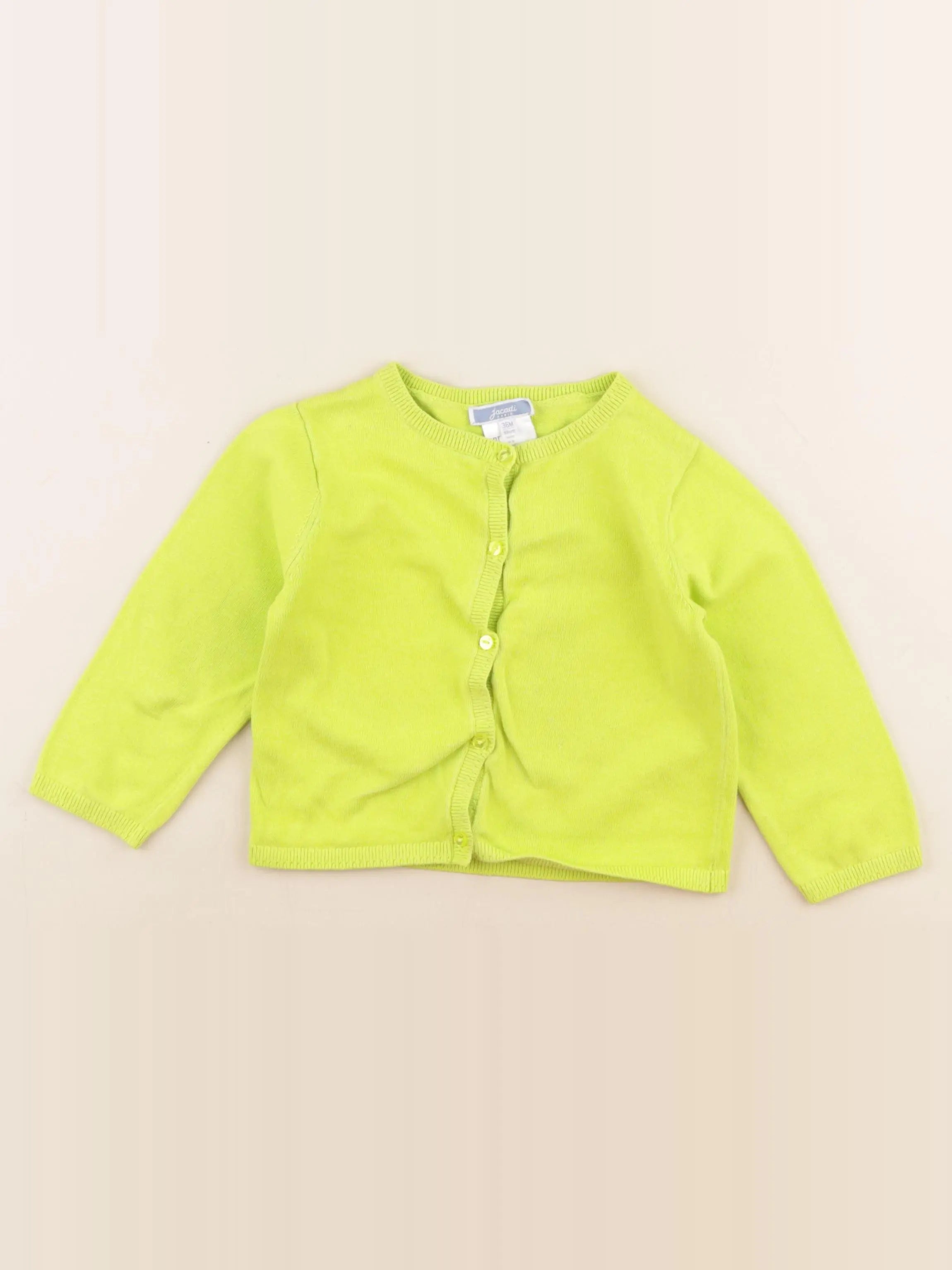 Jacadi - gilet vert - 36 mois