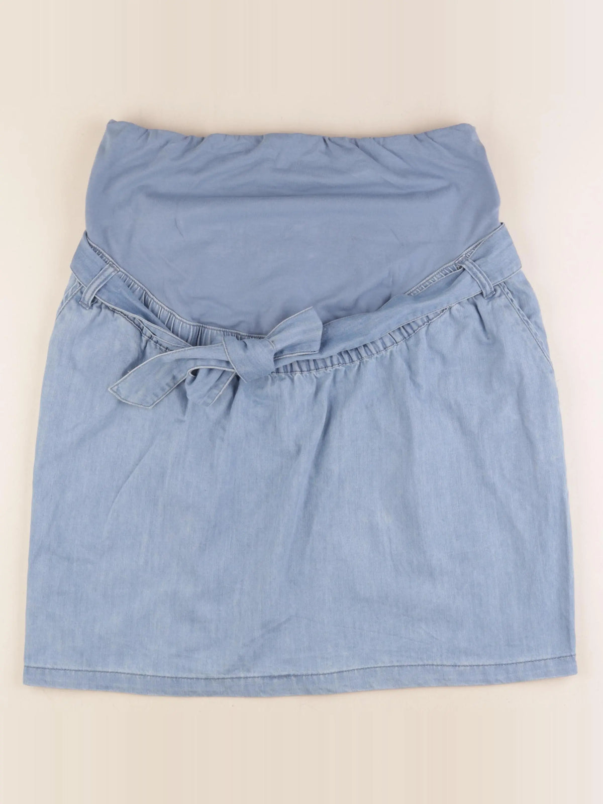 Vertbaudet - jupe grossesse bleu - 44