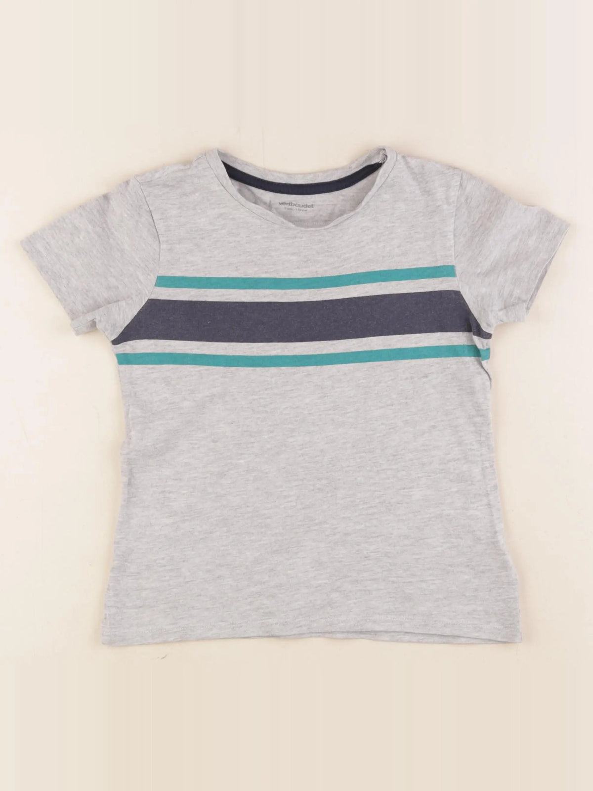 Vertbaudet - tee-shirt gris - 5 ans