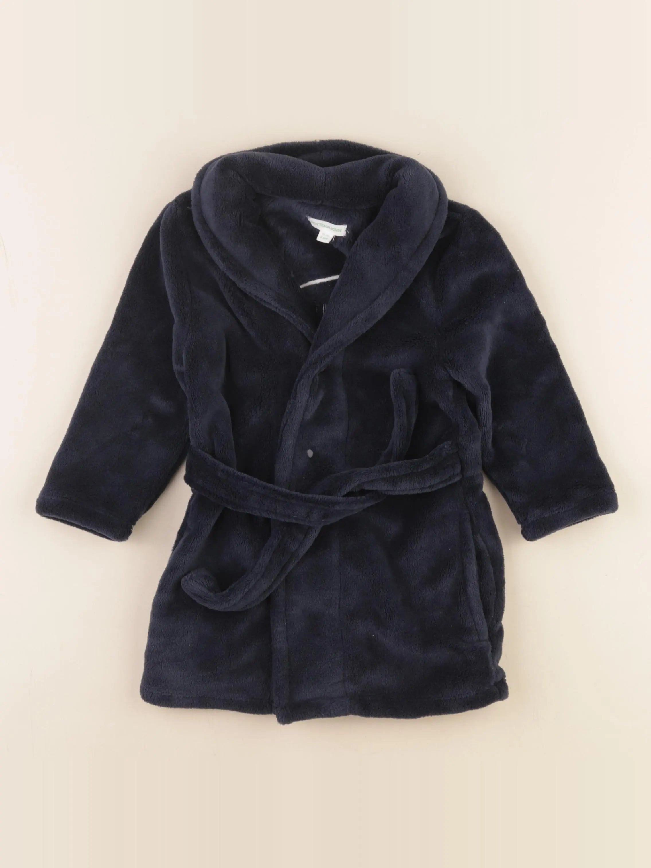 Vertbaudet - robe de chambre bleu - 2 ans