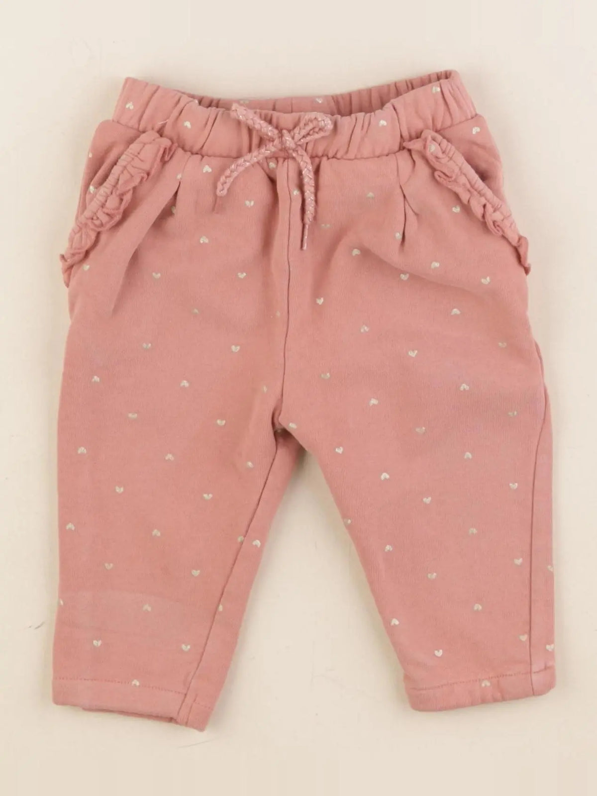 Vertbaudet - pantalon rose - 12 mois