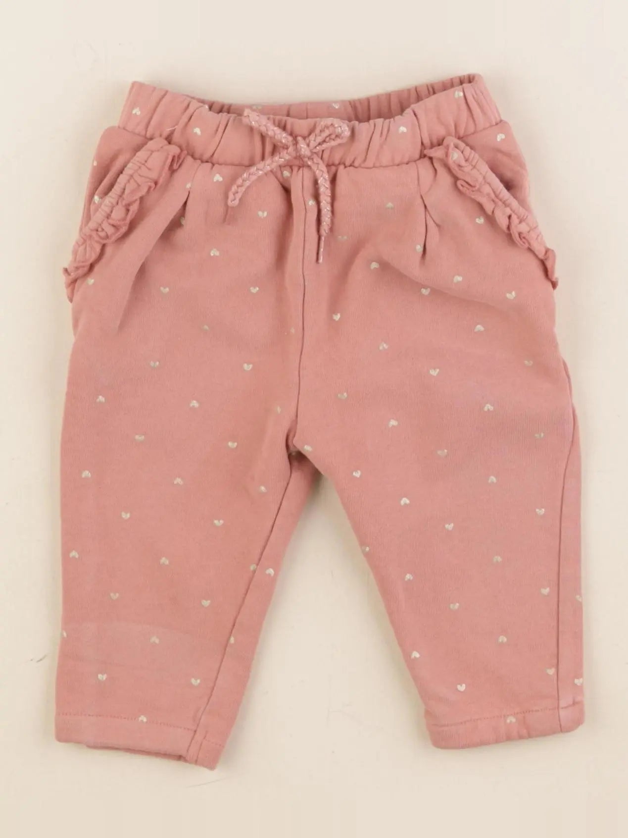 Vertbaudet - pantalon rose - 12 mois