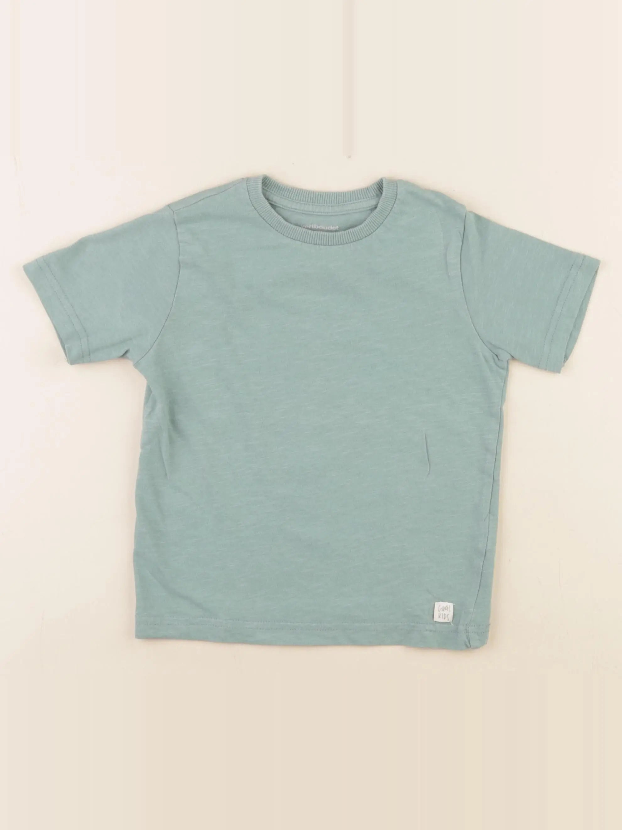 Vertbaudet - tee-shirt vert - 4 ans