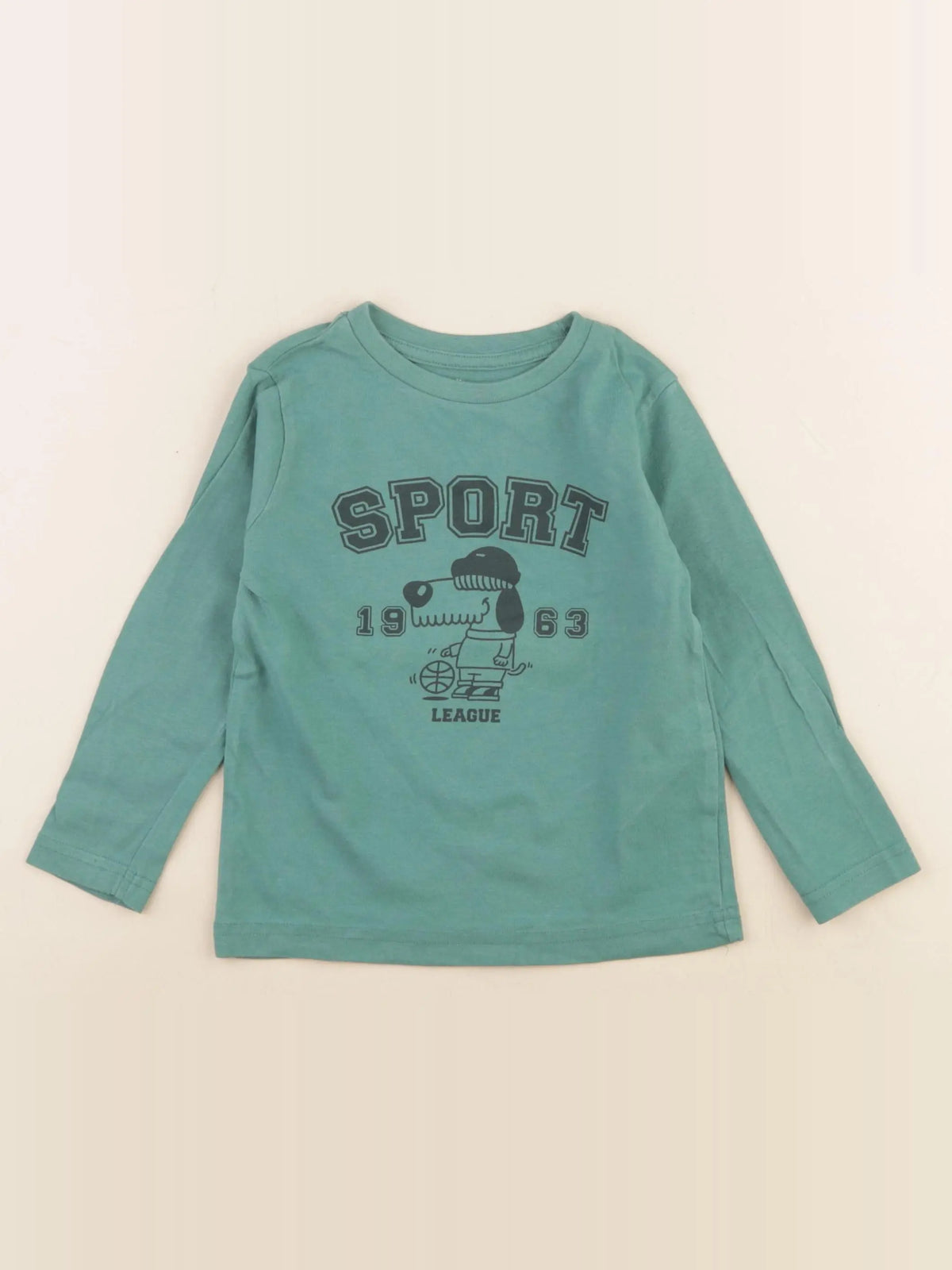 Vertbaudet - tee-shirt vert - 3 ans