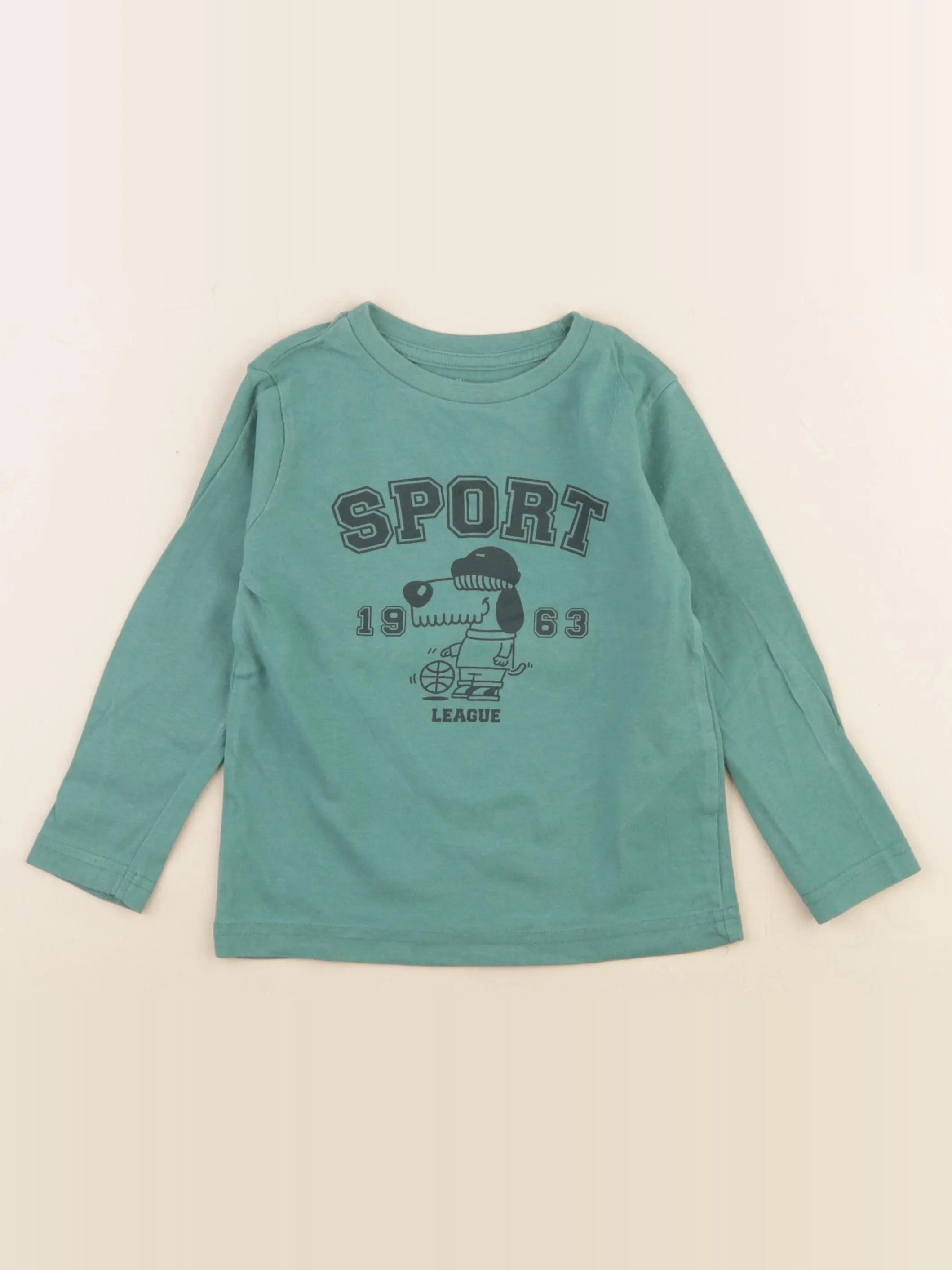 Vertbaudet - tee-shirt vert - 3 ans